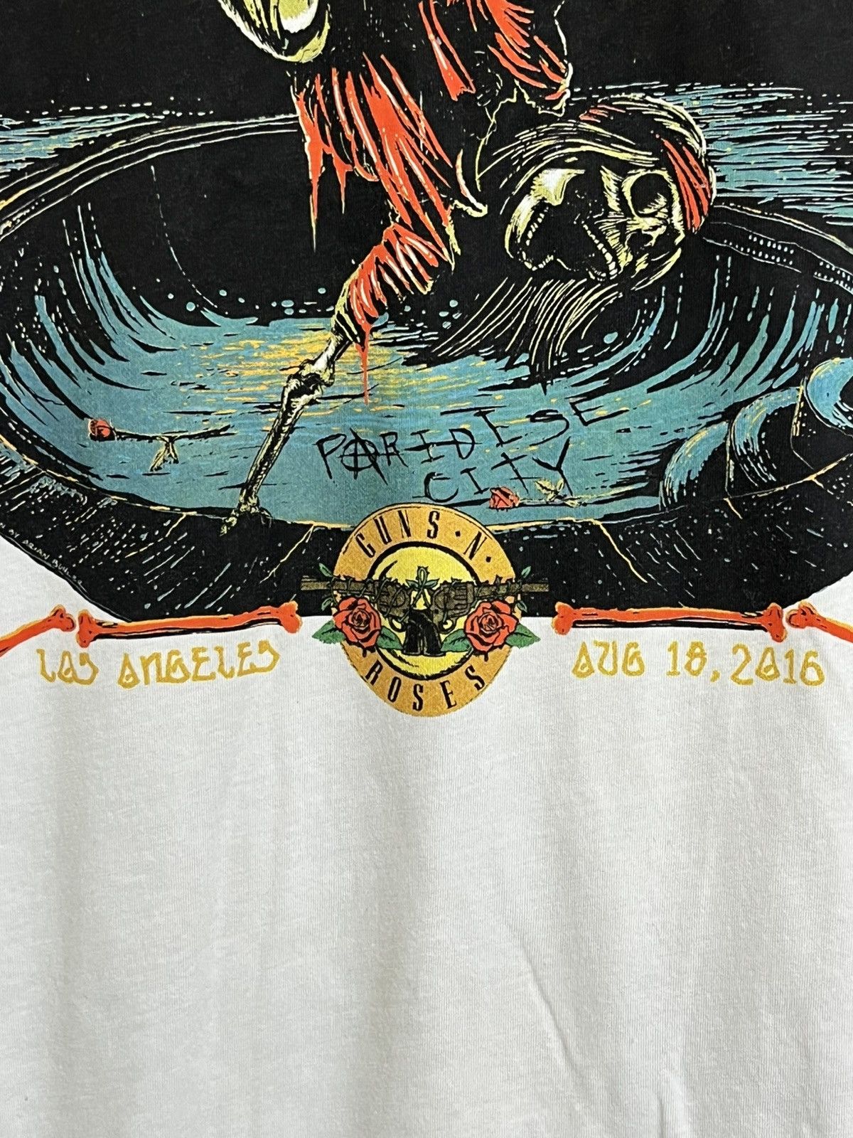 Guns N' Roses GUNS N ROSES LOS ANGELES 2016 LONG SLEEVE T SHIRT Size US L / EU 52-54 / 3 - 4 Thumbnail