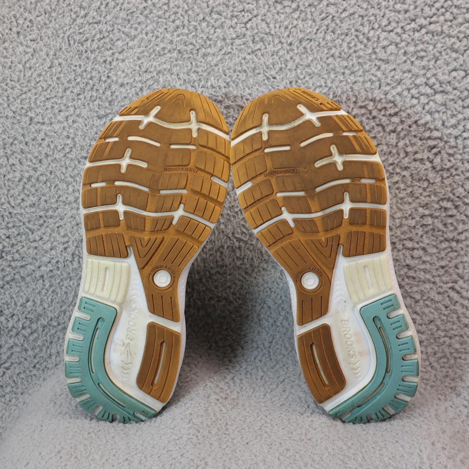Brooks Brooks Ghost 16 Womens 9 Coconut Chateau Gray Blue Lace Up Size US 9 / IT 39 - 7 Thumbnail