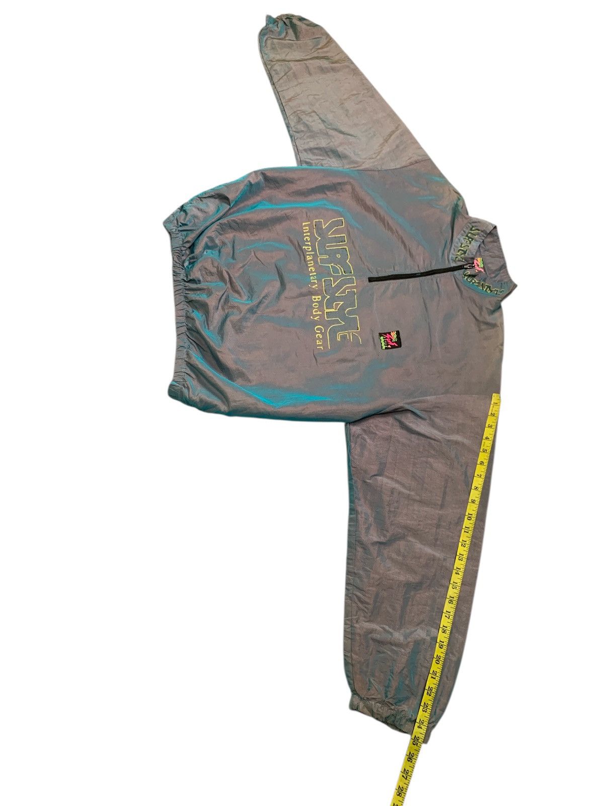 Other Vintage 90’s Surf Style Reflective Half Zipper Windbreaker Size US XXL / EU 58 / 5 - 10 Thumbnail