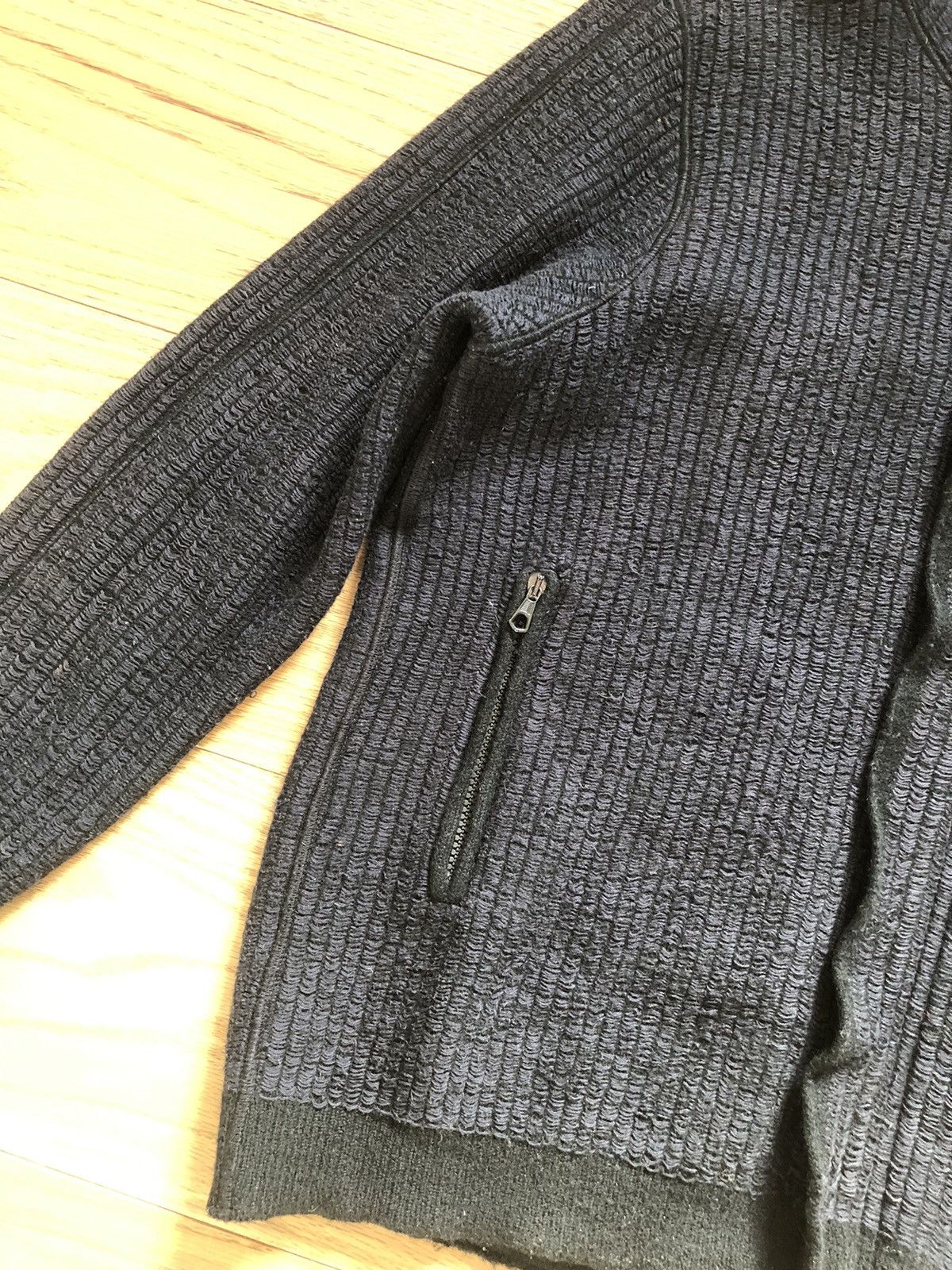 Stone Island × Vintage Stone Island AW04 Knitted Zip-Up Sweater Size US L / EU 52-54 / 3 - 8 Thumbnail
