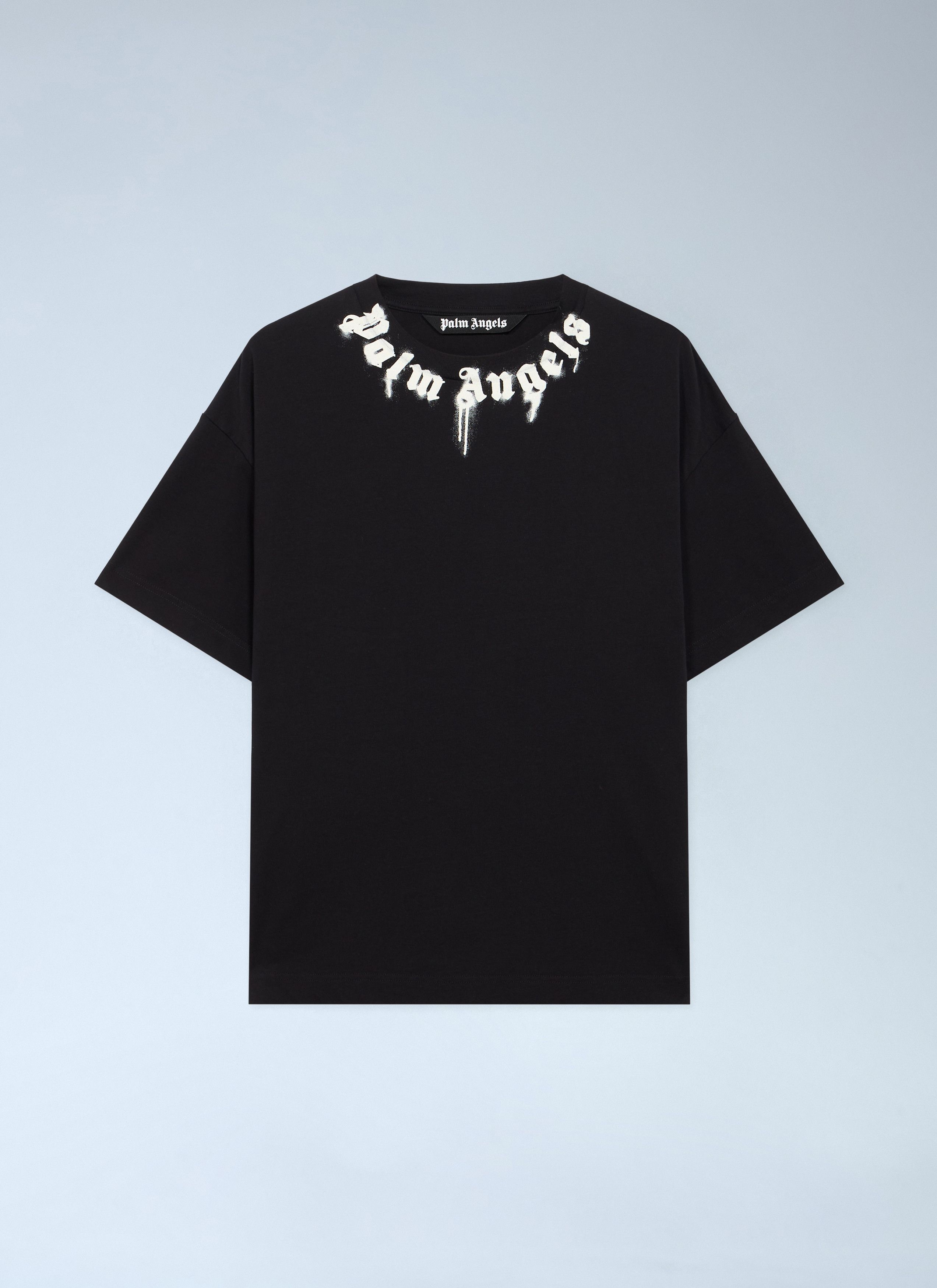 Spray Neck Logo T-Shirt
