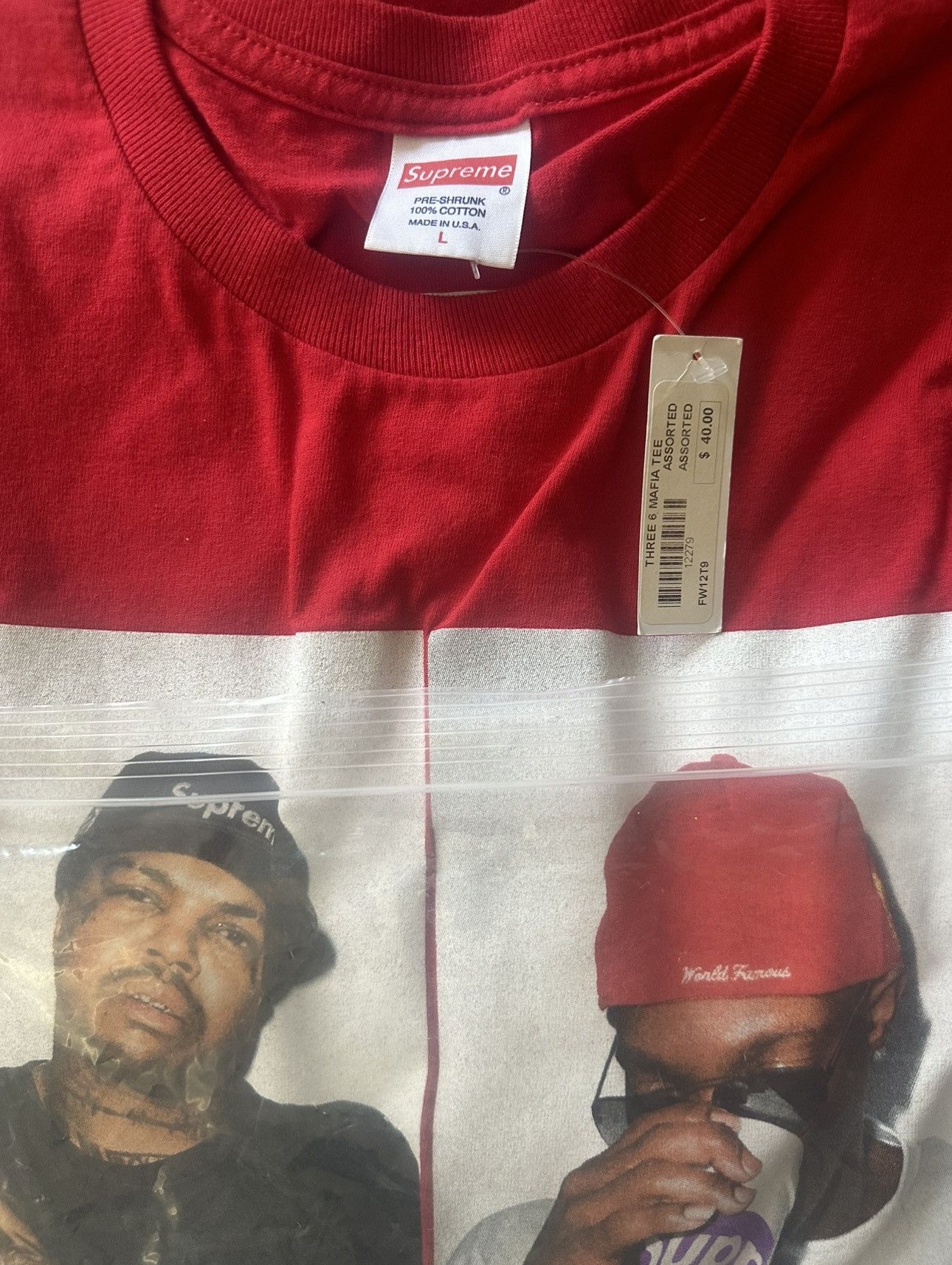 Supreme Supreme ThreeSix Mafia shirt Red Size US L / EU 52-54 / 3 - 4 Thumbnail