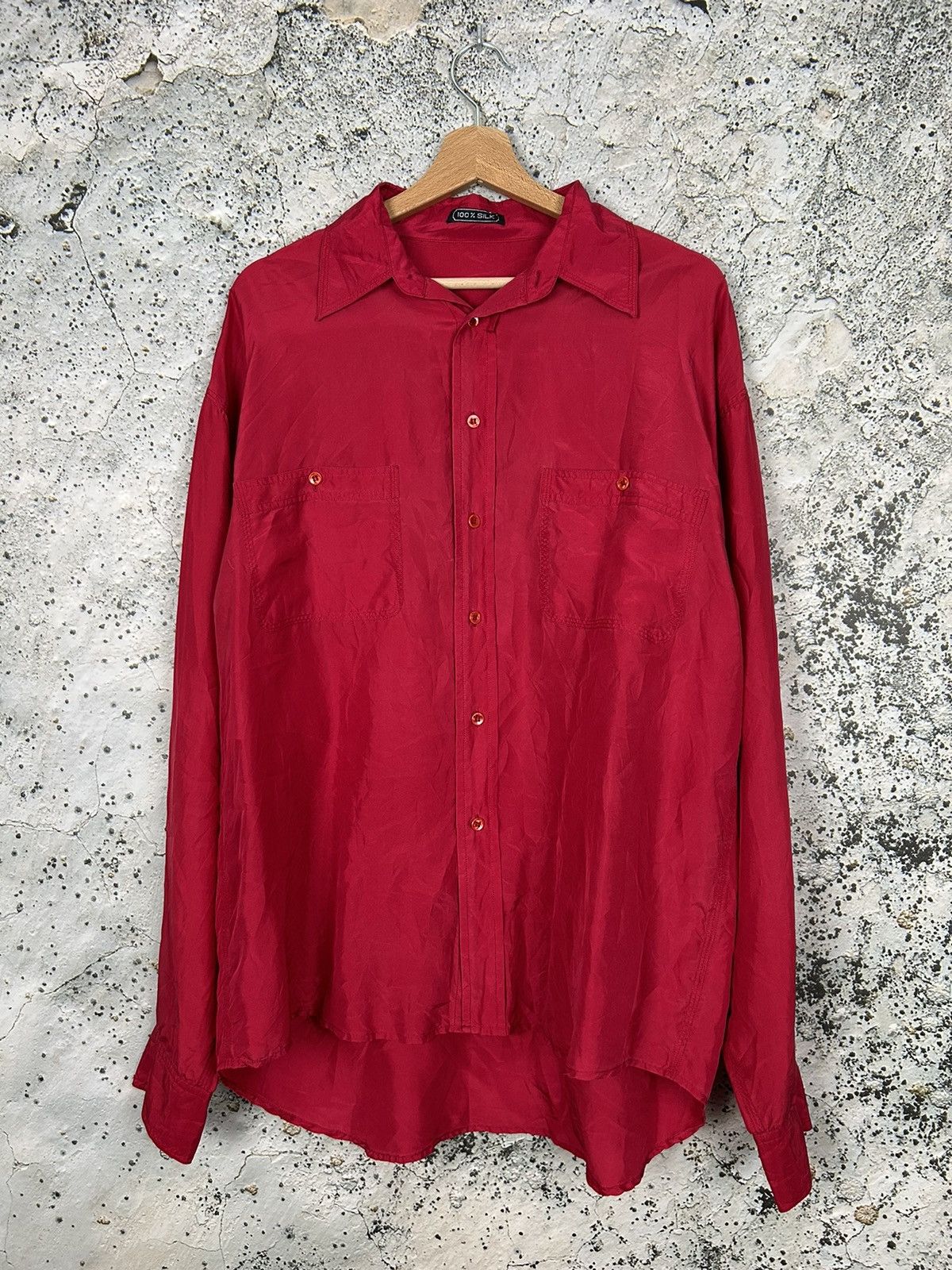 Other Vintage Silk Shirt Button Ups 90s Avantgarde Hype Size US XL / EU 56 / 4 - 1 Thumbnail