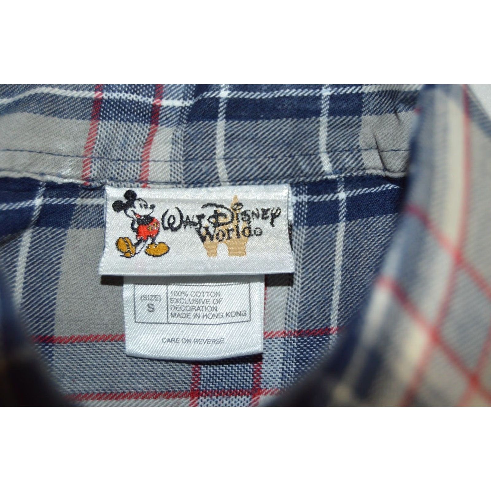 Disney V Walt Disney World Men’s Small Button Down Shirt Mickey Size US S / EU 44-46 / 1 - 3 Thumbnail