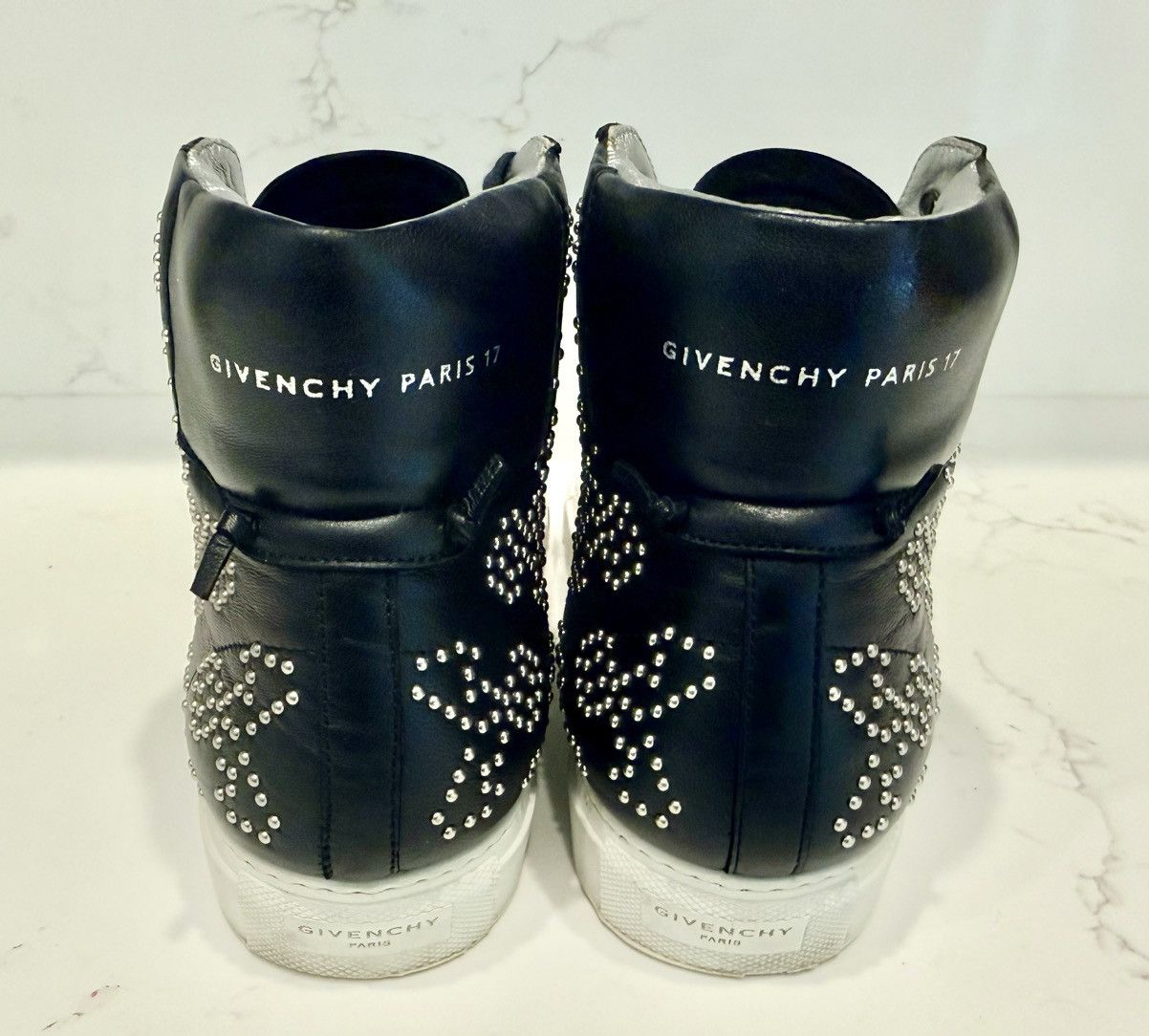 Givenchy Givenchy Studded High Top Sneakers Size US 8.5 / IT 38.5 - 4 Thumbnail