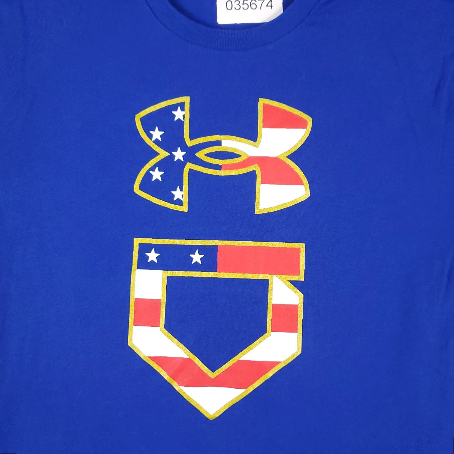 Under Armour Under Armour T-Shirt Mens Small Blue Short Sleeve Crew Neck Logo Solid 90s Modern Sports Mens S Blue Size US S / EU 44-46 / 1 - 2 Thumbnail