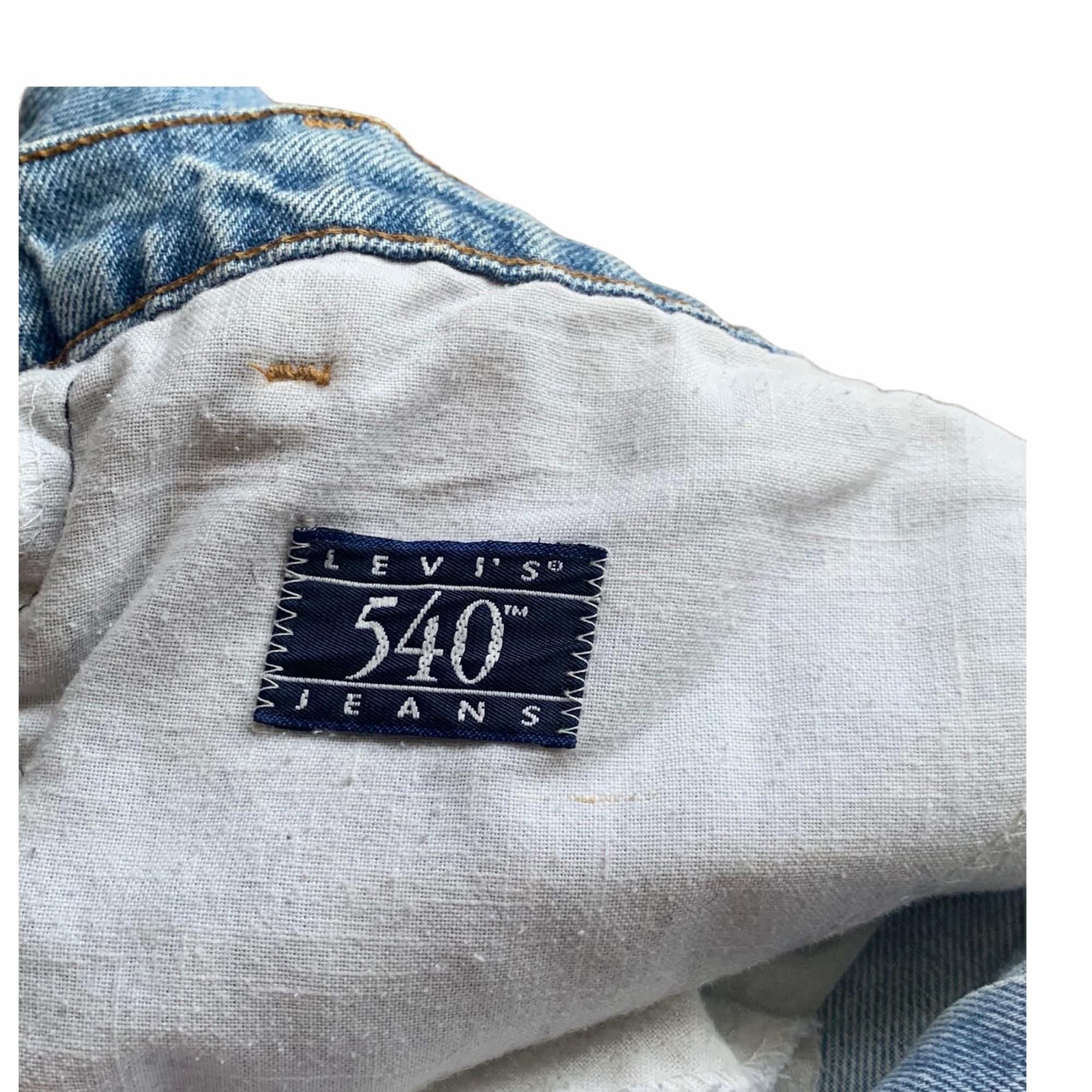 Levi's Vintage Levi's 540 Leather Tab USA Light Wash Denim Jeans Size US 44 / EU 60 - 8 Thumbnail