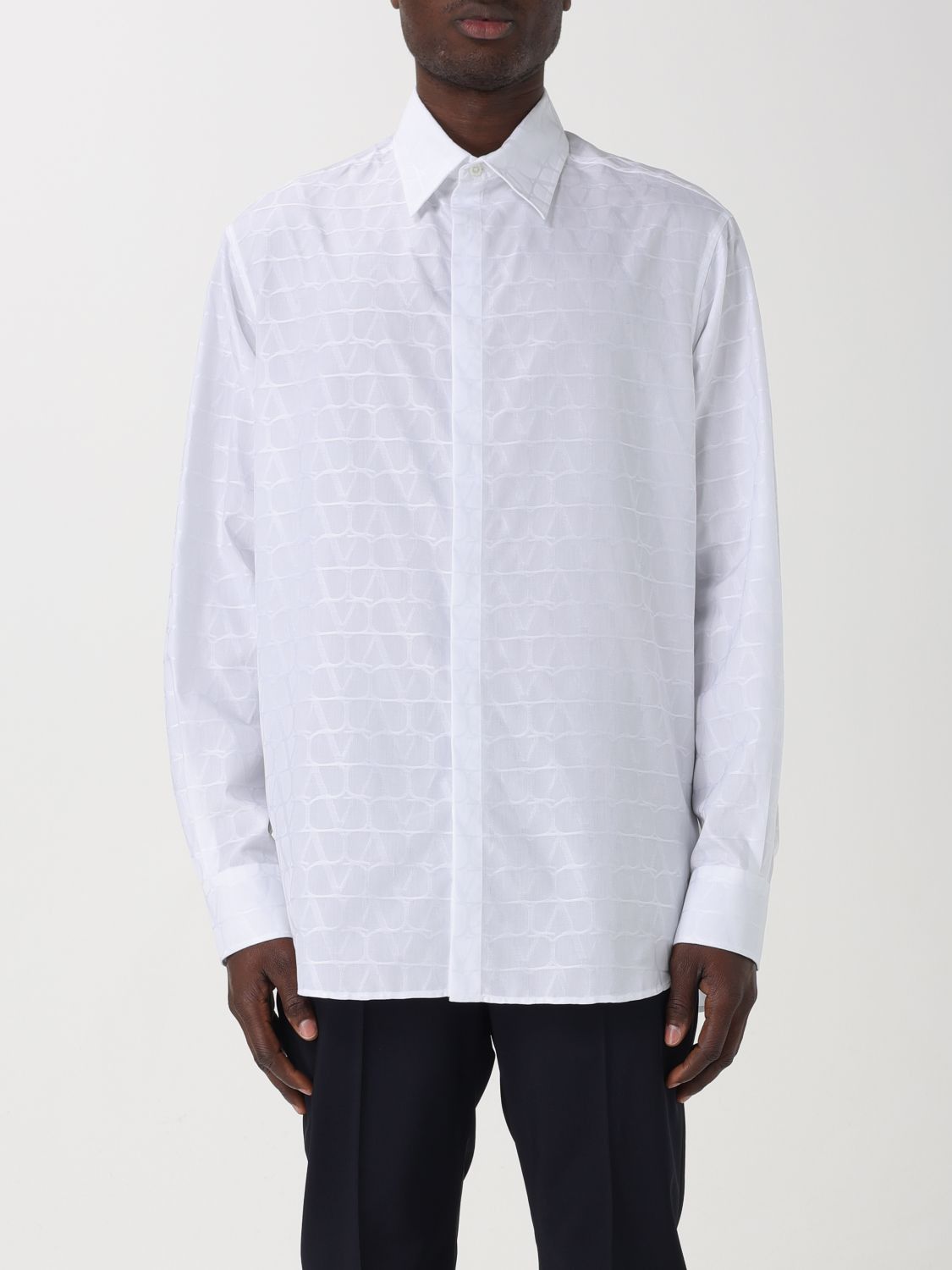 image of Valentino Shirt Men White (Size Small)