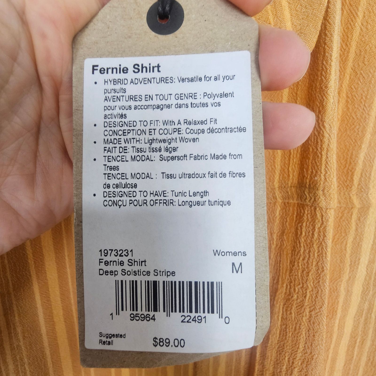 Prana Prana Womens Striped Fernie Shirt M Sustainable Lightweight Size M / US 6-8 / IT 42-44 - 8 Thumbnail