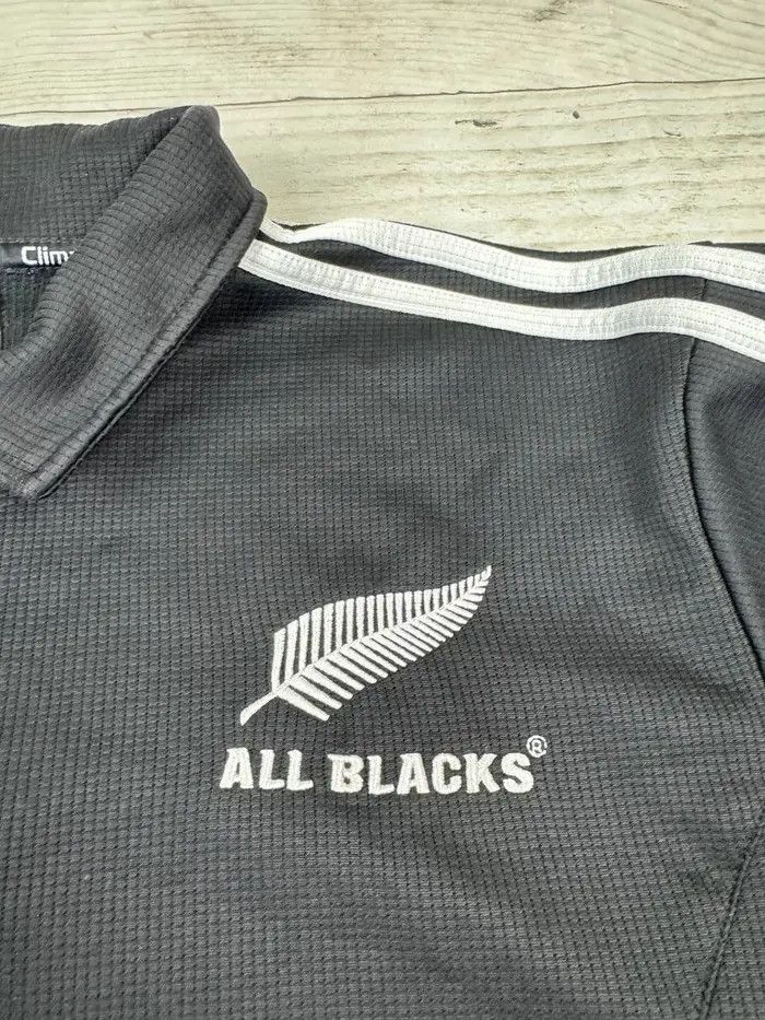 Adidas Vintage Adidas All Blacks New Zeland 2007 Rugby Shirt Jersey Size US XL / EU 56 / 4 - 5 Thumbnail