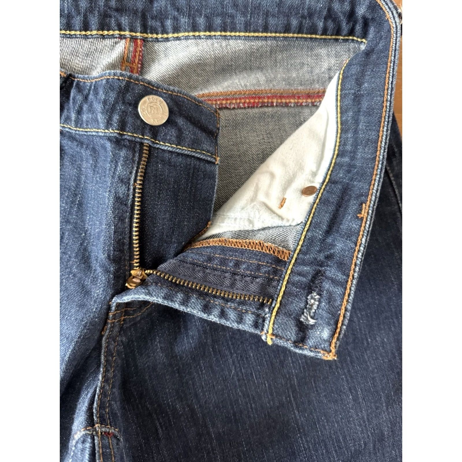 Polo Ralph Lauren VINTAGE Polo Jeans? No, Polo Ralph Lauren Denim Jeans Bootcut Dark Wash 30x28 Womens Size 4 Regular 5-Pocket Comfort Stretch Size 27" / US 4 / IT 40 - 6 Thumbnail
