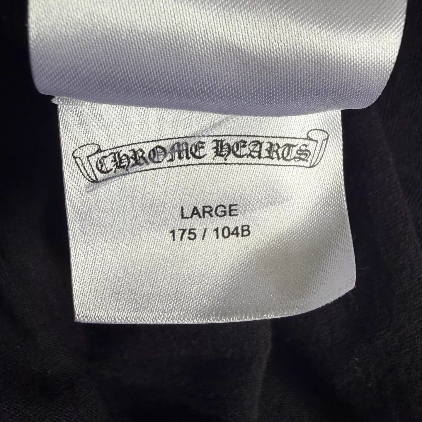 Chrome Hearts Chrome Hearts Black Long Sleeve T w/ Yellow Sanskrit on Back (L) Size US L / EU 52-54 / 3 - 5 Thumbnail