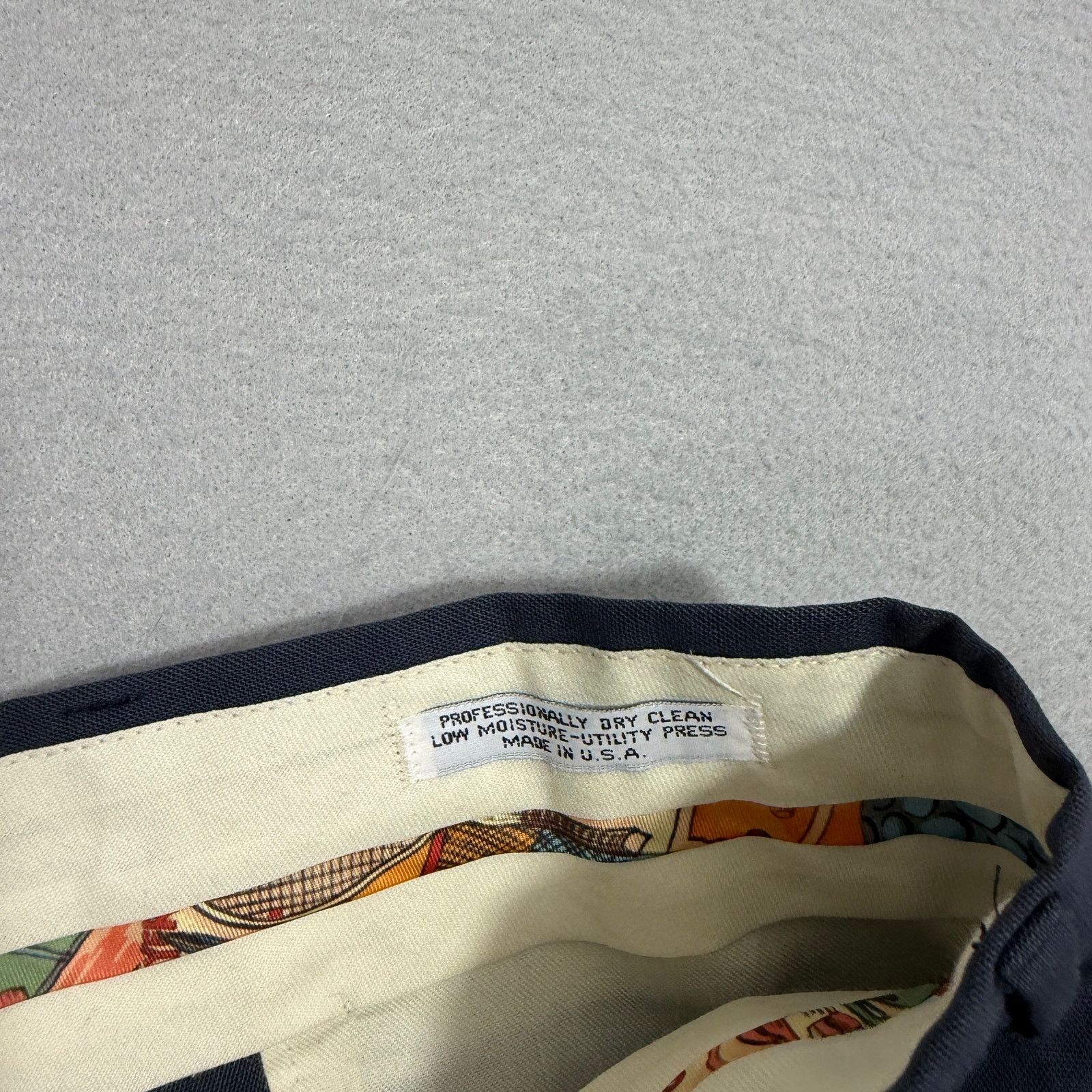 Vintage Vintage Palm Beach Pleated Trousers Men's 36x30 Blue 80s Size US 36 / EU 52 - 5 Thumbnail