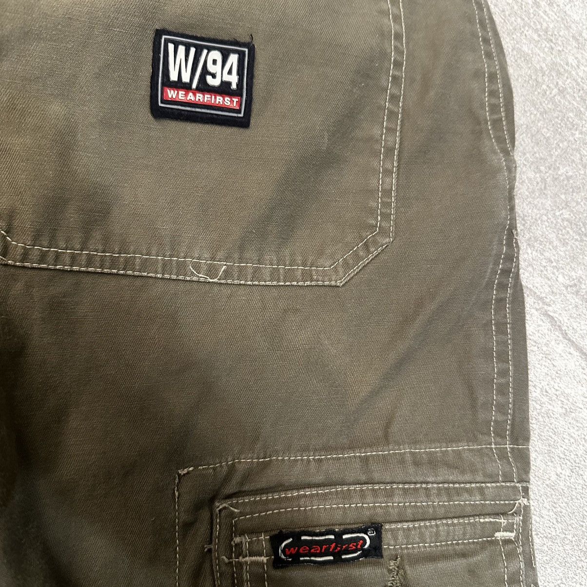 Vintage Vintage Y2K Wearfirst Cargo Pants Parachute Rave Skate Baggy Size US 31 - 8 Thumbnail