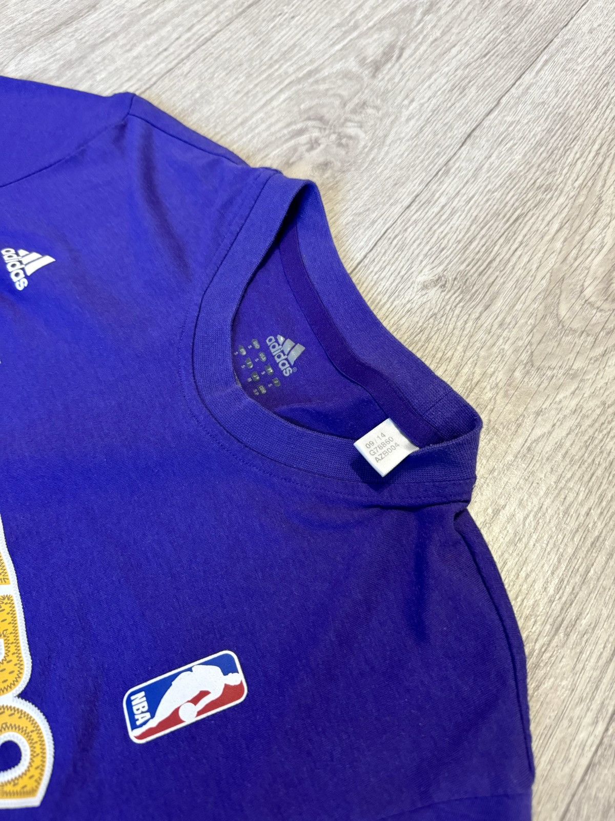 Adidas 🔷Vintage Adidas L.A. Lakers Kobe Bryant #24 T-shirt🔷 Size US S / EU 44-46 / 1 - 3 Thumbnail