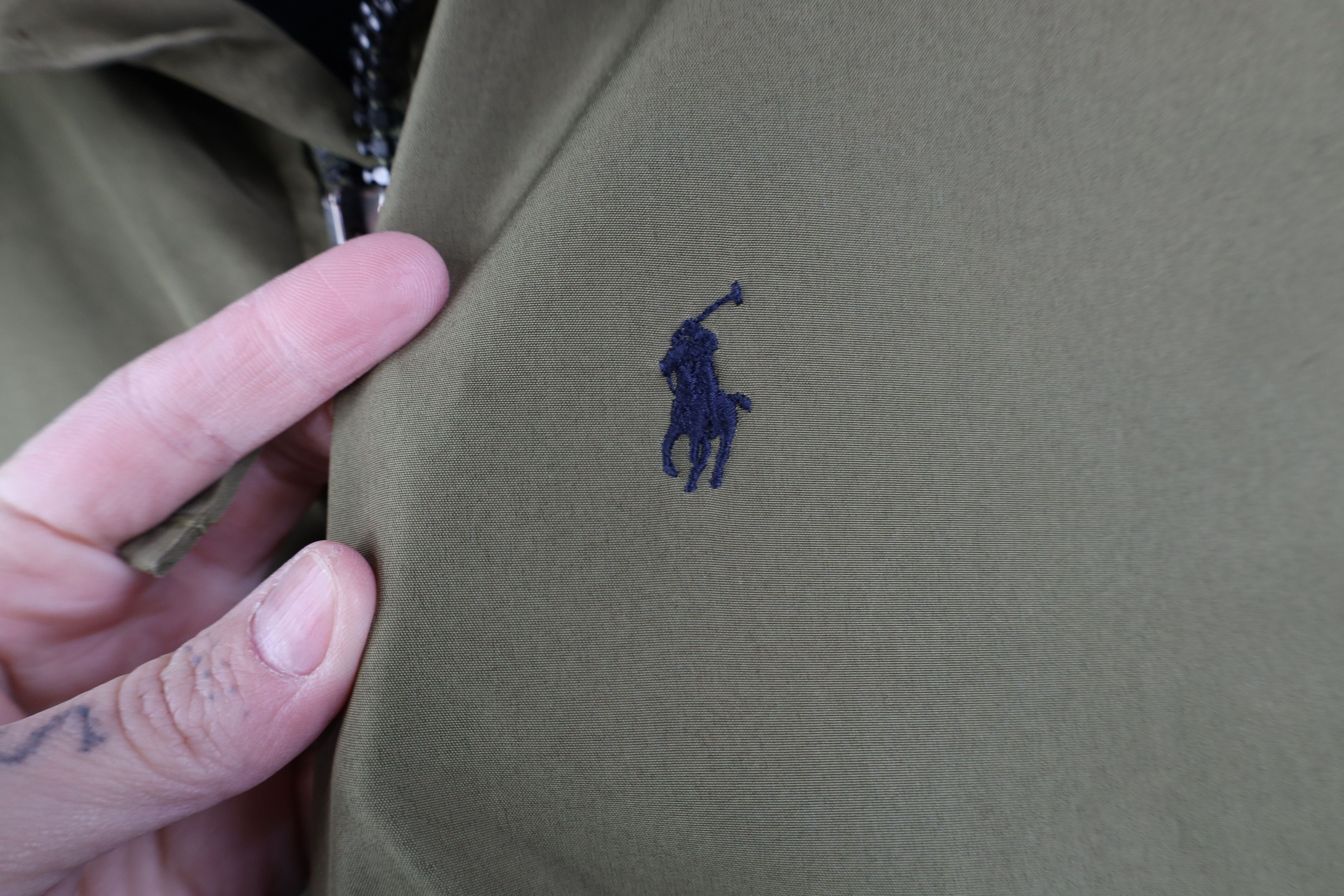 Ralph Lauren Vintage 90s Ralph Lauren Fleece Lined Hooded Bomber Jacket Size US M / EU 48-50 / 2 - 4 Thumbnail
