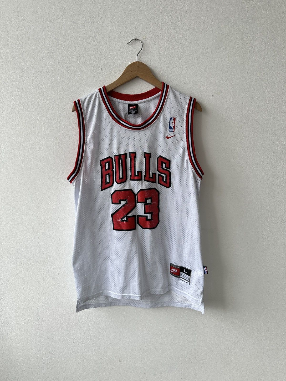 NBA × Nike Nike Michael Jordan #23 1984 Chicago Bulls NBA Jersey Size US L / EU 52-54 / 3 - 1 Thumbnail
