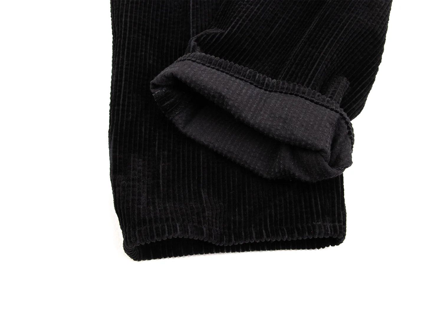 Issey Miyake Corduroy Straight Pants in Black, Size XL Size US 38 / EU 54 - 10 Thumbnail