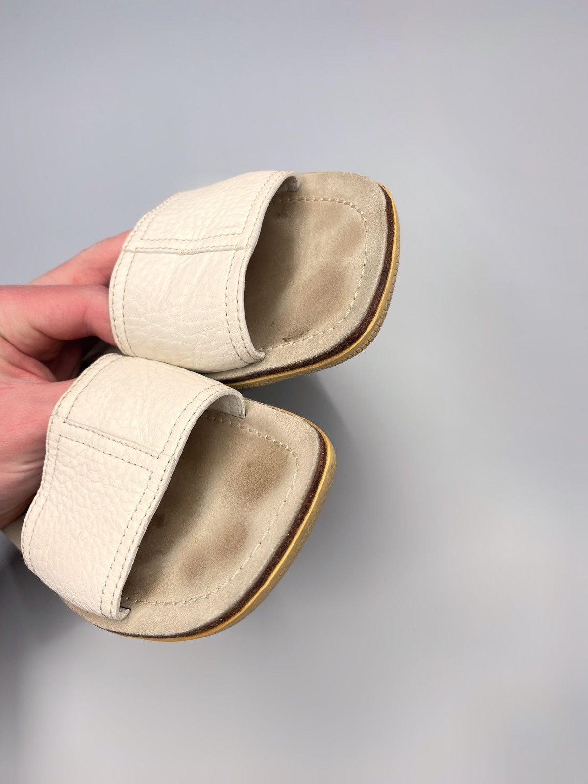Prada Prada Leather Sandals Slide Size US 6.5 / IT 36.5 - 7 Thumbnail