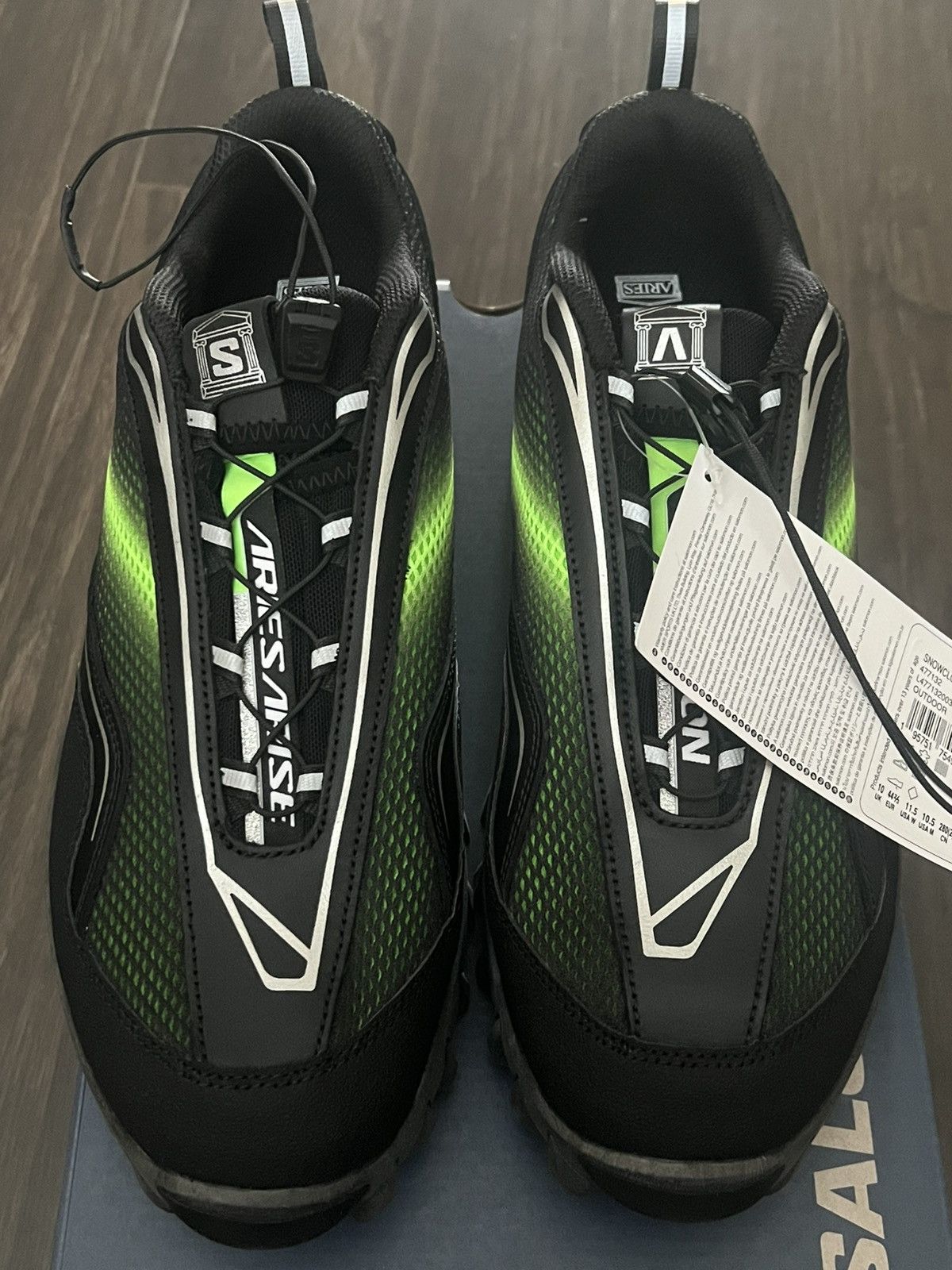 Salomon Salomon x Aries Snowclog Black Green 10.5 Size US 10.5 / EU 43-44 - 1 Thumbnail