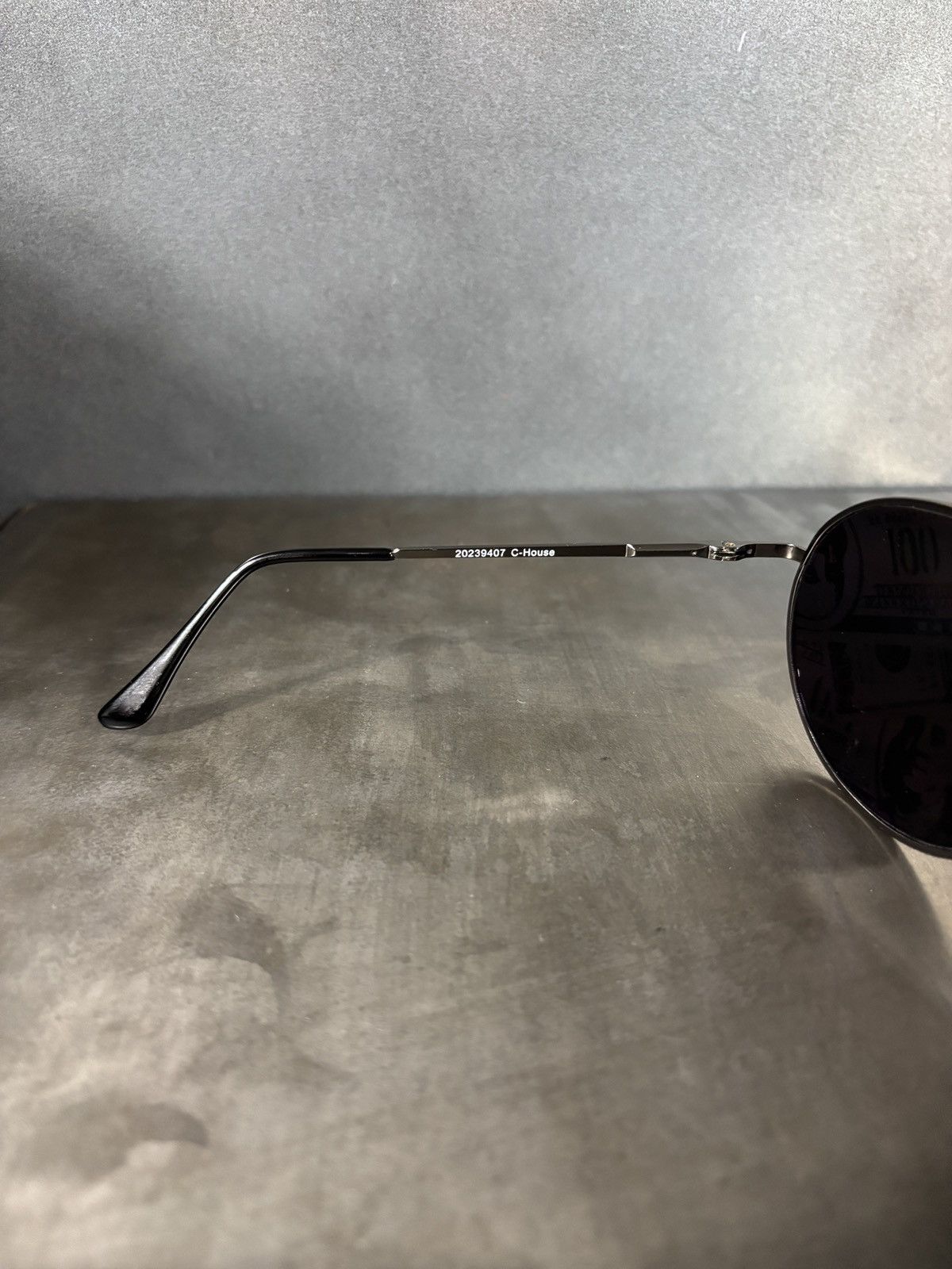 Vintage Y2K Cash Money Print Sunglasses $100 Dollar Aviator Novelty Size ONE SIZE - 17 Thumbnail