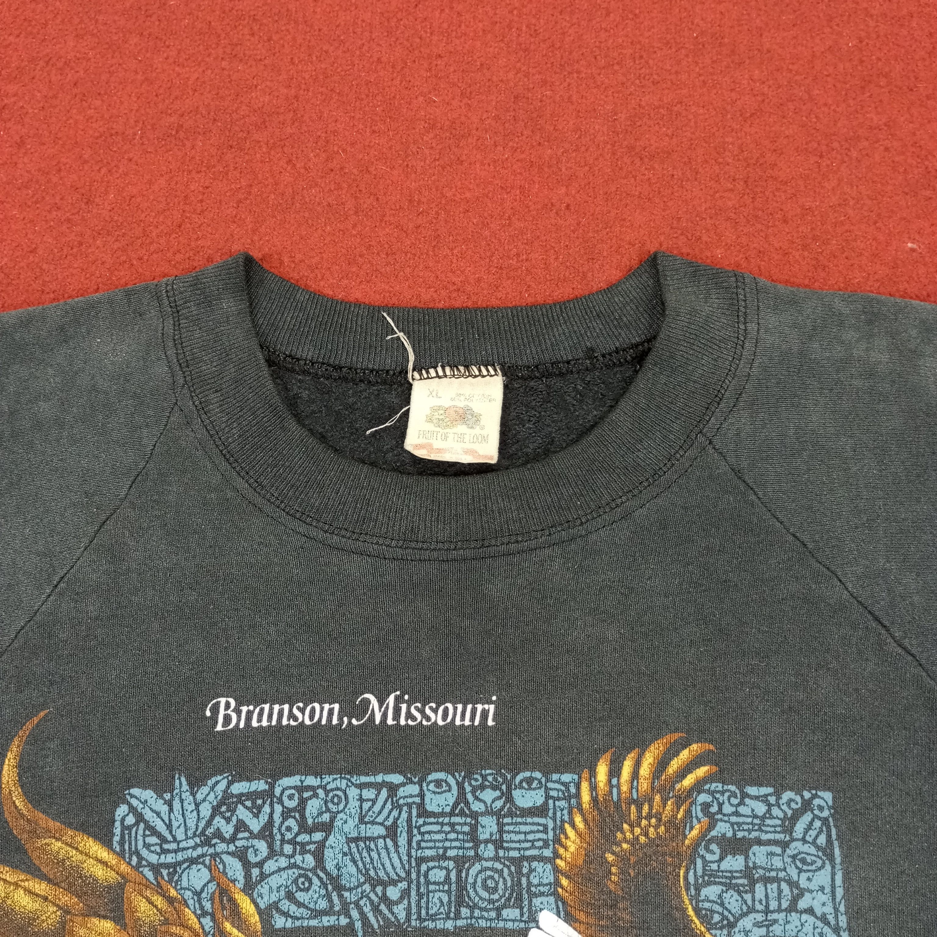 Vintage Eagle Big Print Design Motorcycle Style Vintage Sweatshirt Size US M / EU 48-50 / 2 - 5 Thumbnail