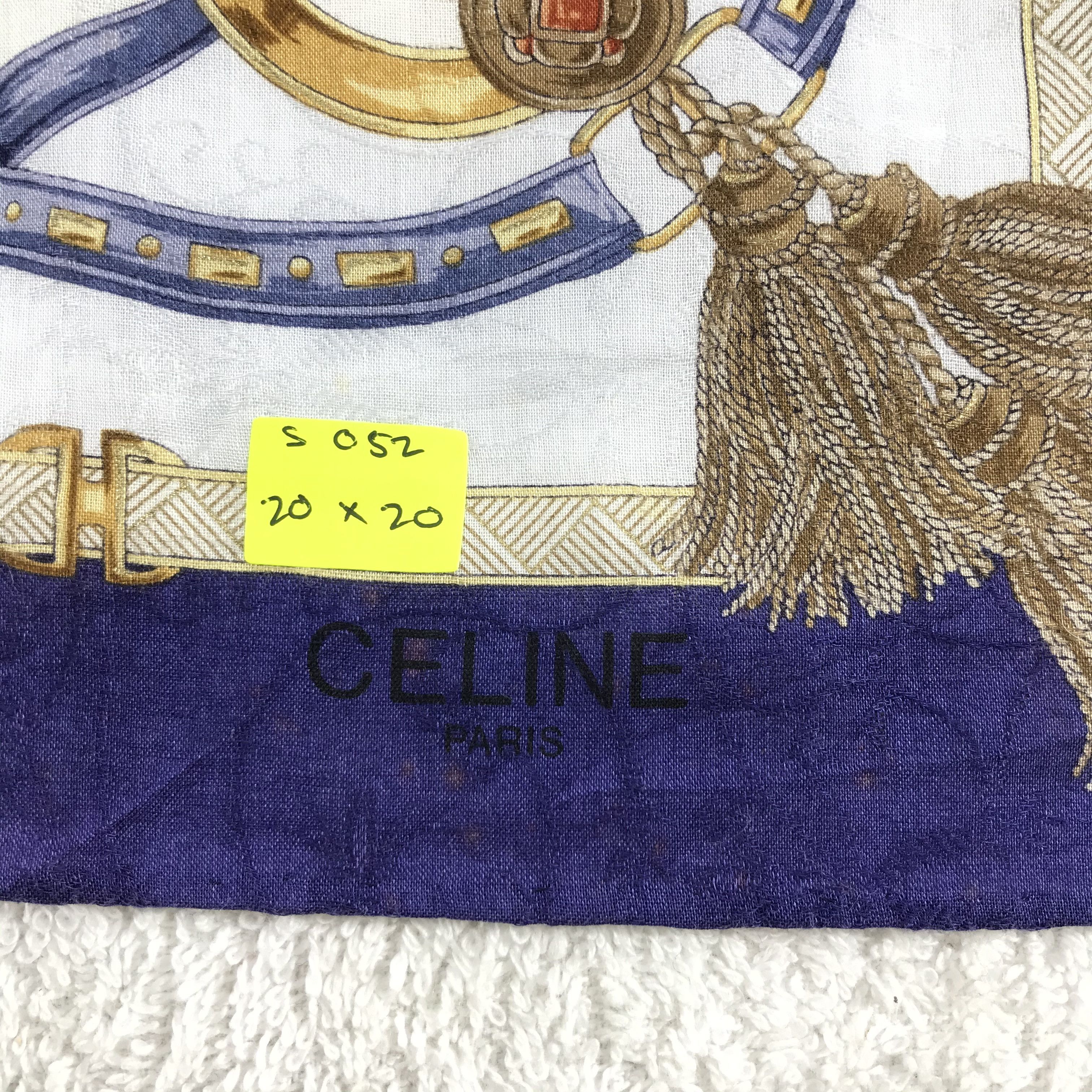 Celine × Vintage Celine Neckerchief / Bandana / Handkerchief Size ONE SIZE - 5 Thumbnail