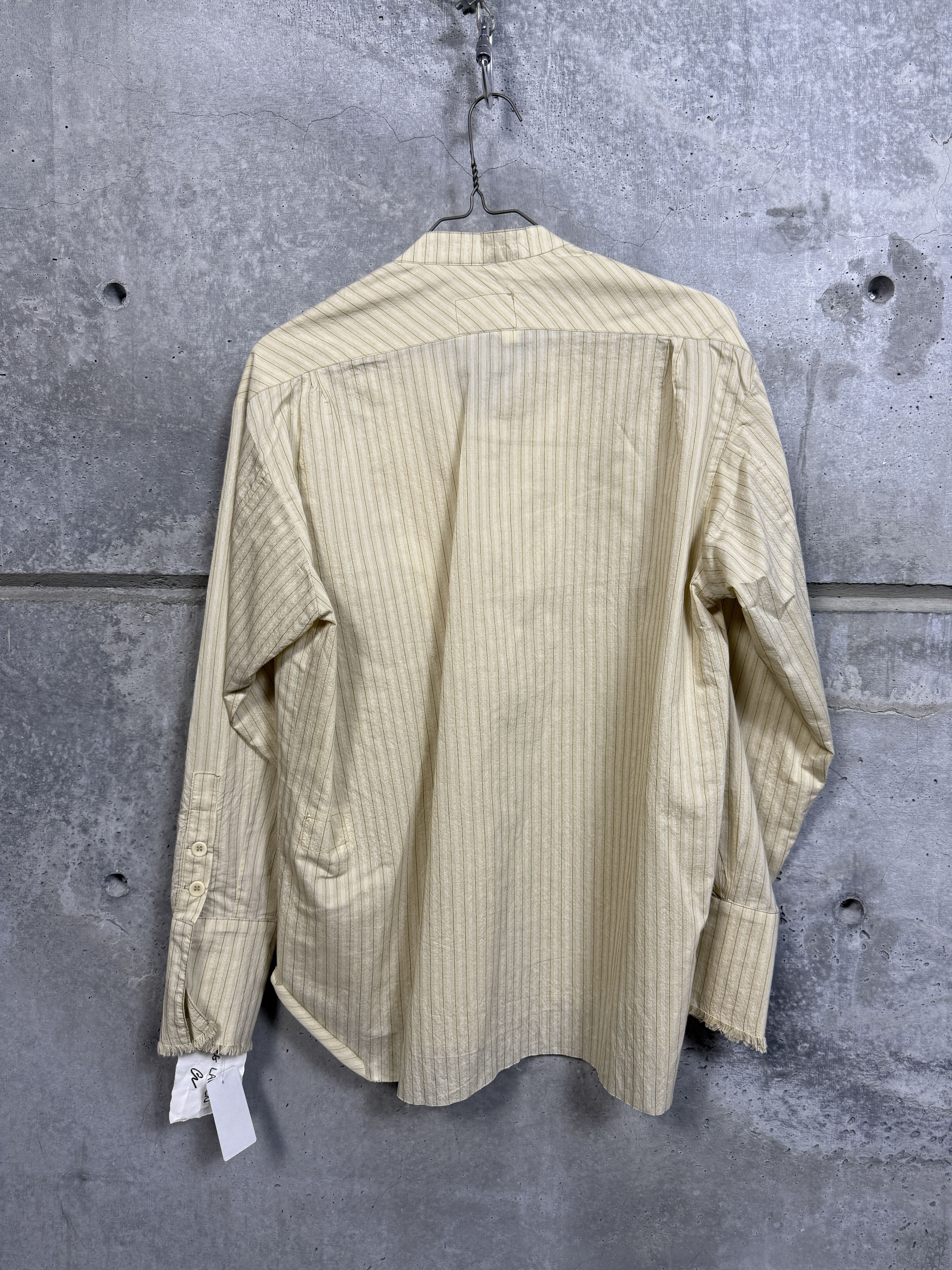 Greg Lauren Greg Lauren Ivory Stripe Classic Studio Shirt Size US L / EU 52-54 / 3 - 2 Thumbnail
