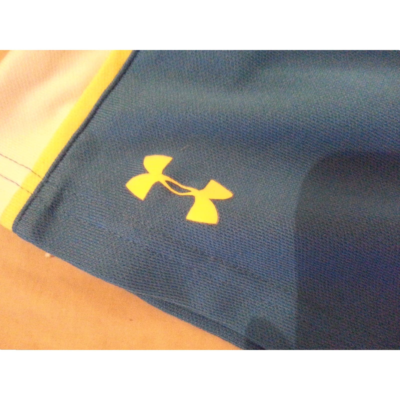 Under Armour Under Armour Shorts Athletic Blue L Womens Large Gym Workout Shirt Size 36" / US 14 / IT 50 - 4 Thumbnail