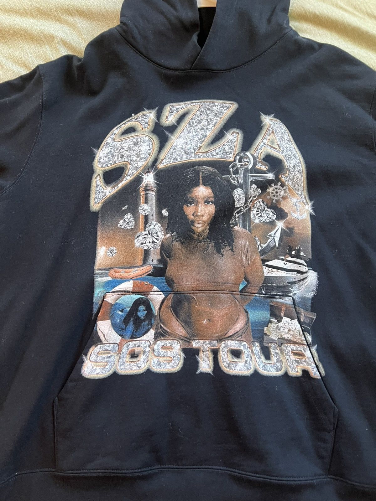 Band Tees SZA SOS tour Hoodie Size US XXL / EU 58 / 5 - 1 Thumbnail