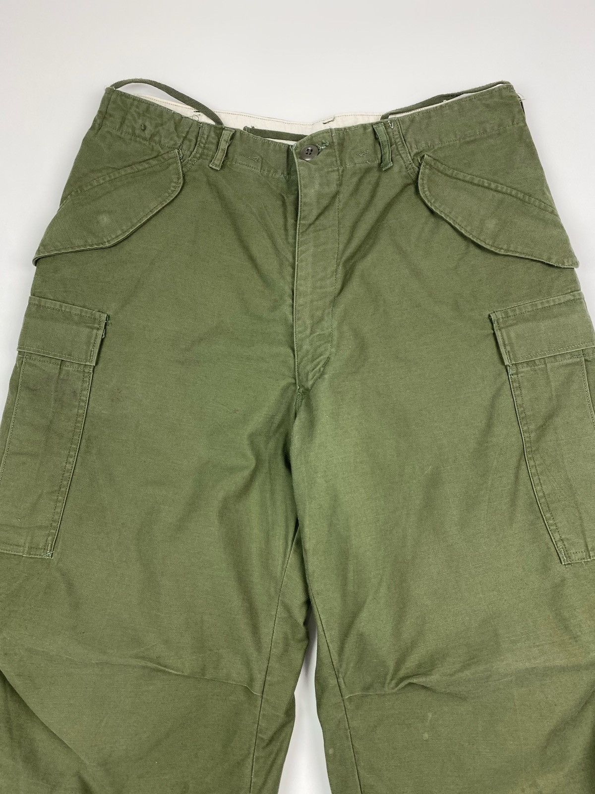 Vintage 1960’s Vintage US Army M-65 Olive Green Field Cargo Pants Size US 34 / EU 50 - 4 Thumbnail