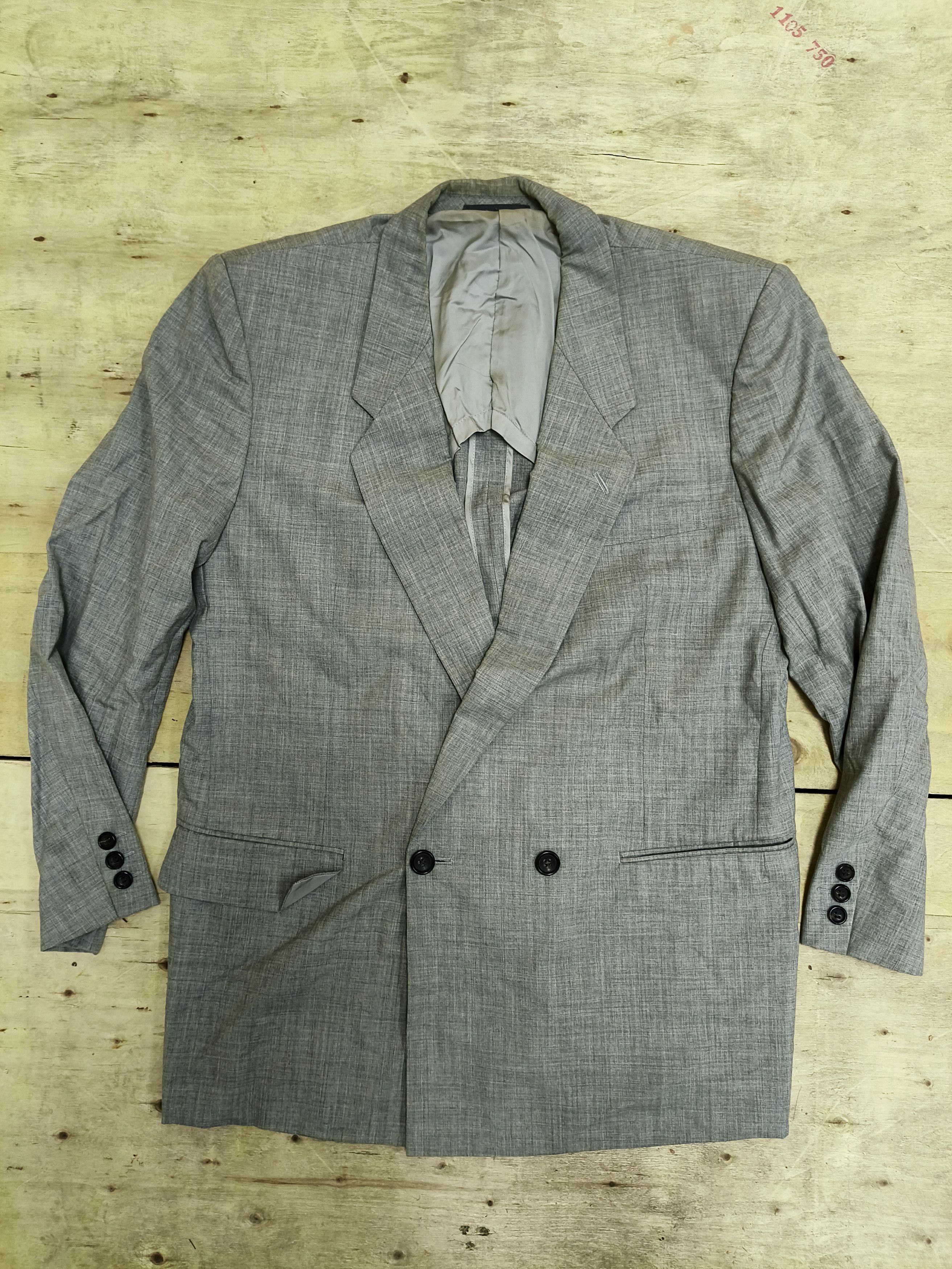 Comme des Garcons Homme Vtg 🔥 CDG Homme AD1988 Pure Wool Jacket Size 44L - 1 Thumbnail