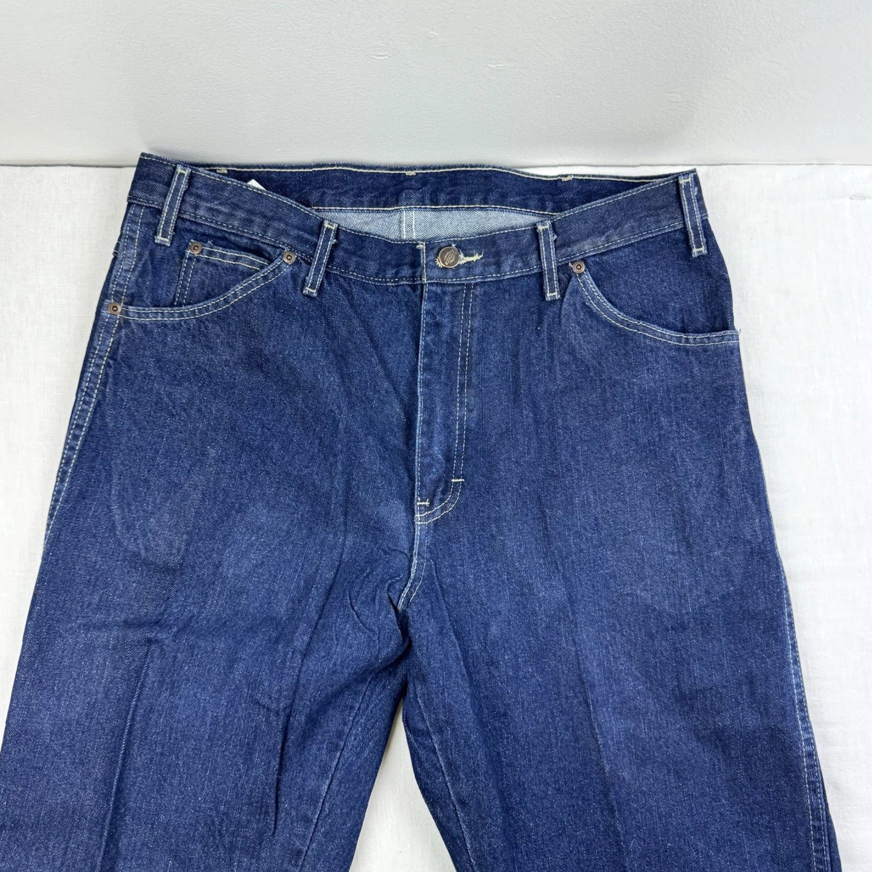 Dickies Dickies Jeans Adult 36x32 Blue Classic Y2K Hipster Baggy Punk American Workwear Jeans Mens Regular 36 Blue Punk Grunge USA 90s Size US 36 / EU 52 - 2 Thumbnail