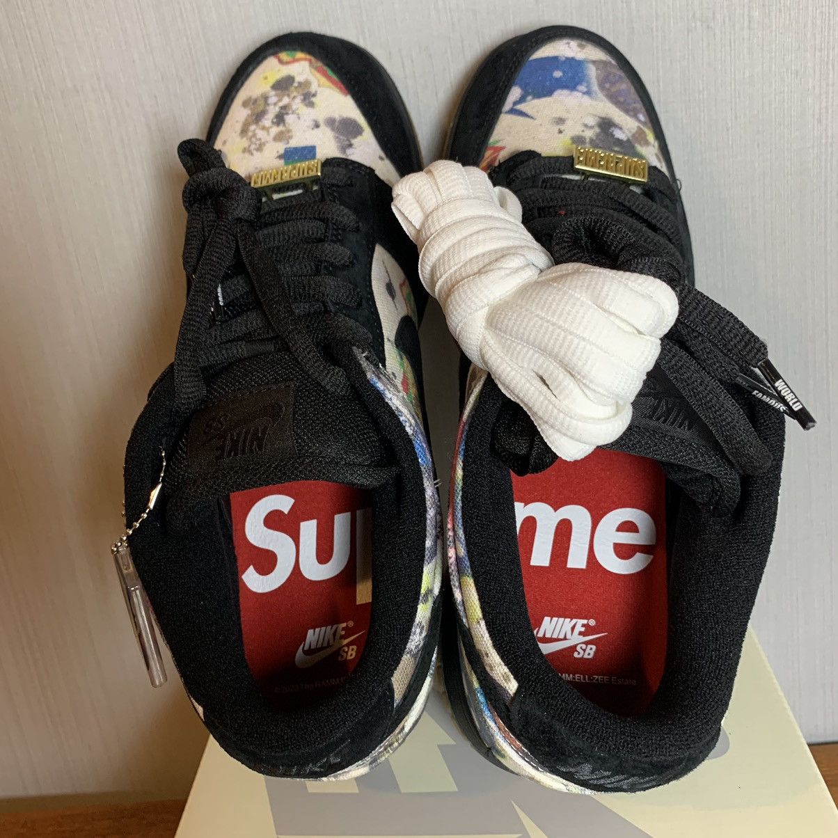 Nike × Supreme Supreme Nike SB Dunk Low Rammellzee Size US 10.5 / EU 43-44 - 17 Thumbnail