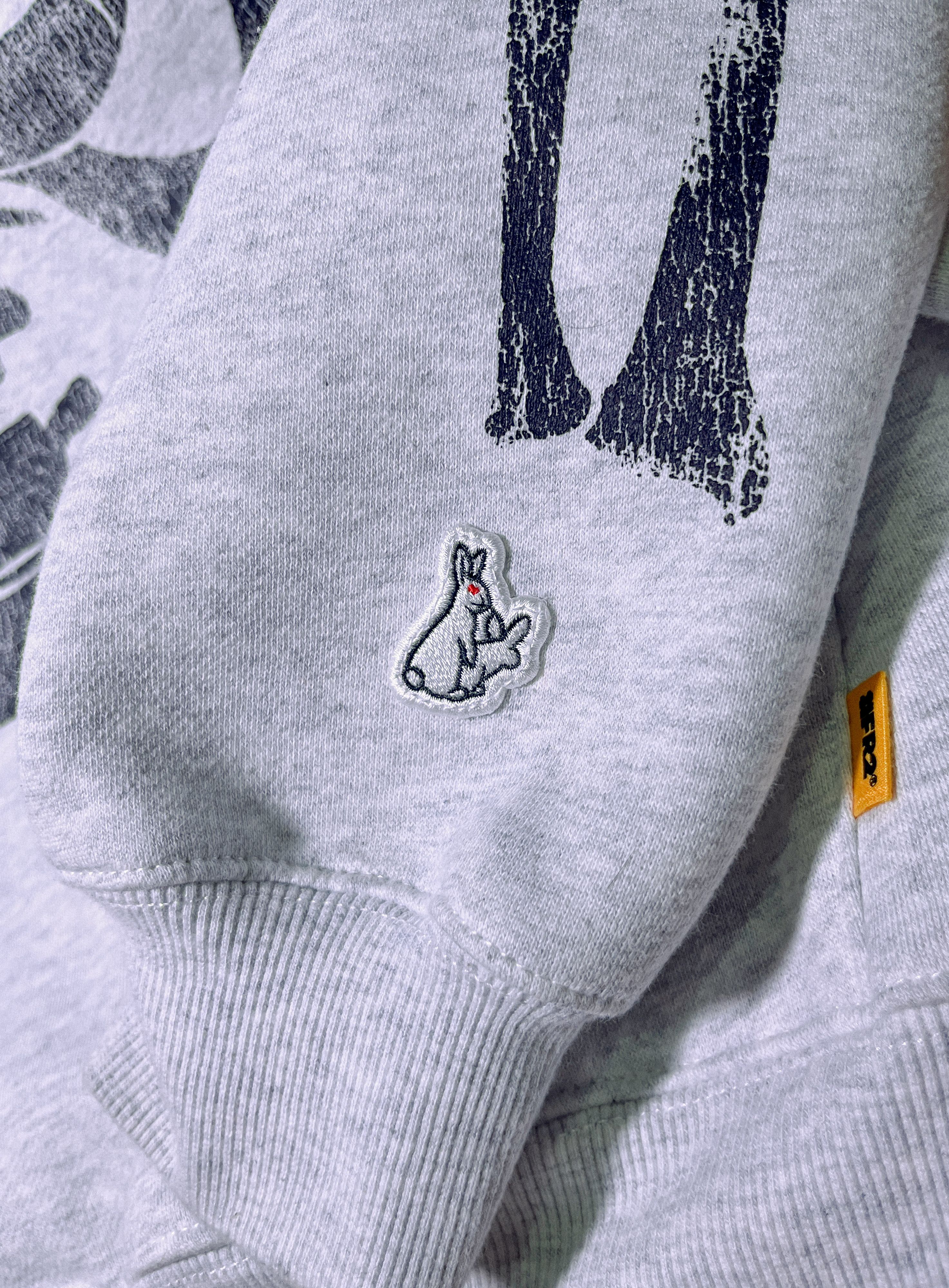 FR2 FR2 / Fxxking Rabbits Skeleton Hoodie — Grey (NEW) Size US L / EU 52-54 / 3 - 4 Thumbnail