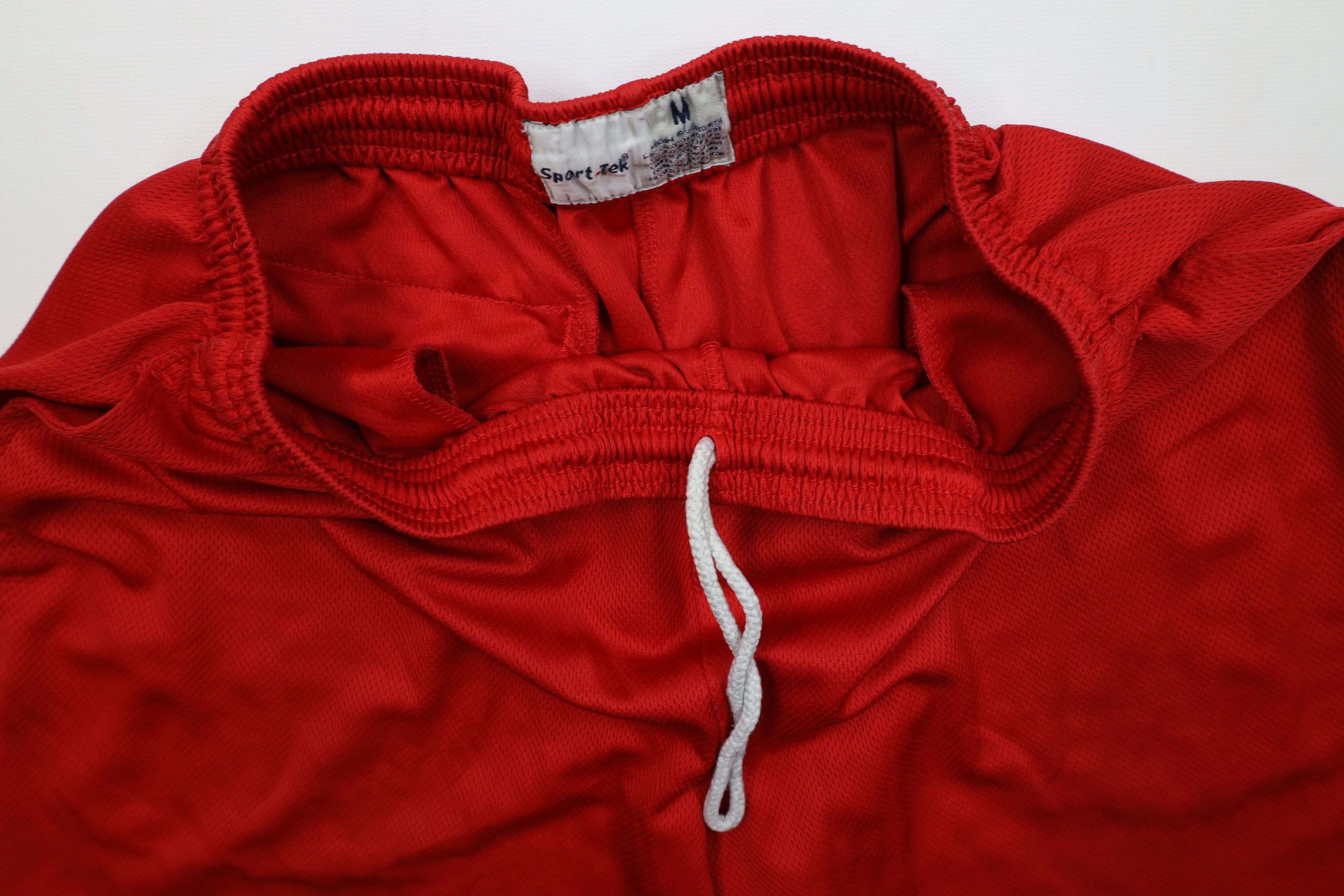 Vintage Vintage Y2K USHL Team Issued Chicago Steel Hockey Shorts Red Size US 32 / EU 48 - 7 Thumbnail