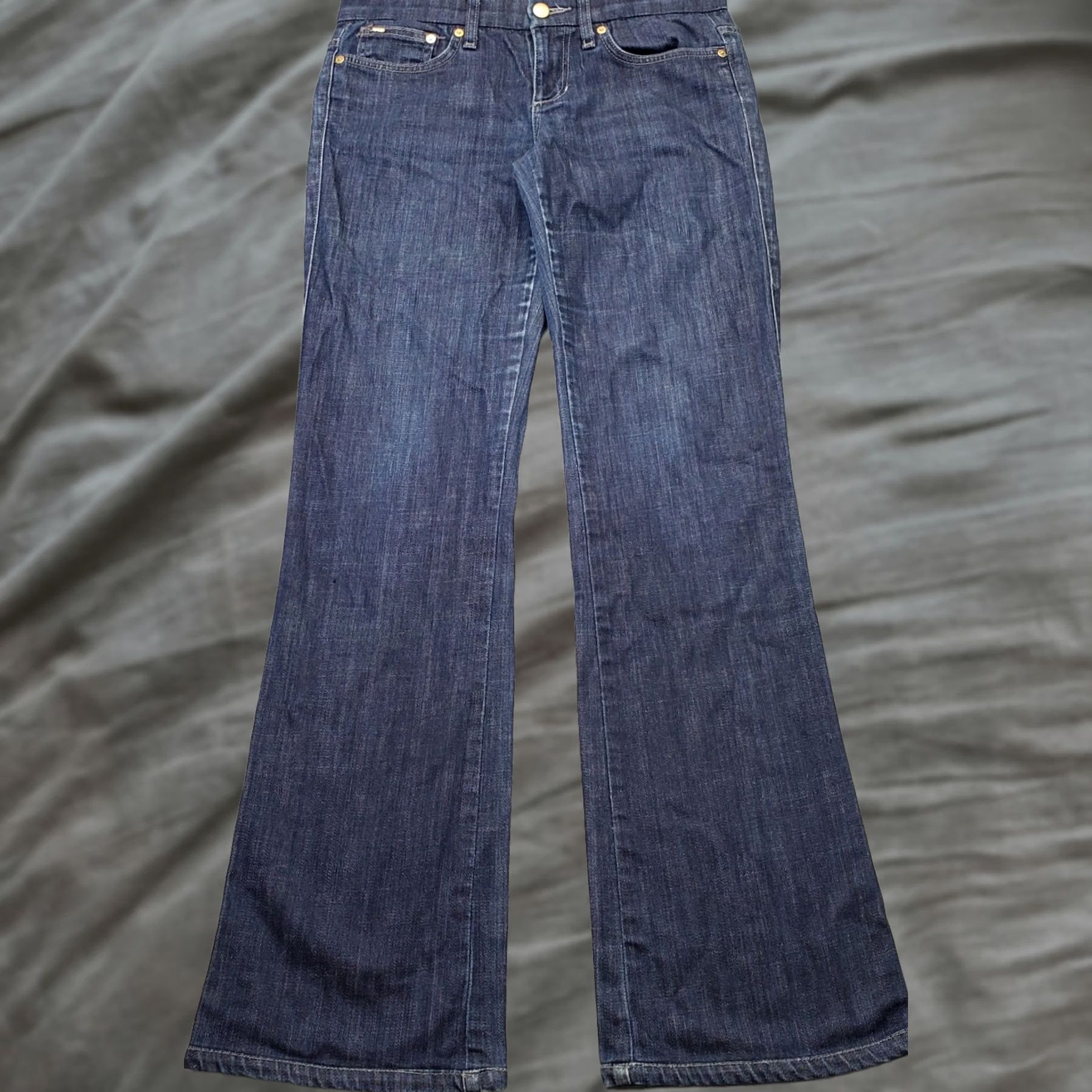 Vintage Joe's Jeans Womens Bootcut Jeans 28 Blue Denim Dark Wash Stretch Single Stitch Leg Size 28 Women Size 28" / US 6 / IT 42 - 1 Thumbnail