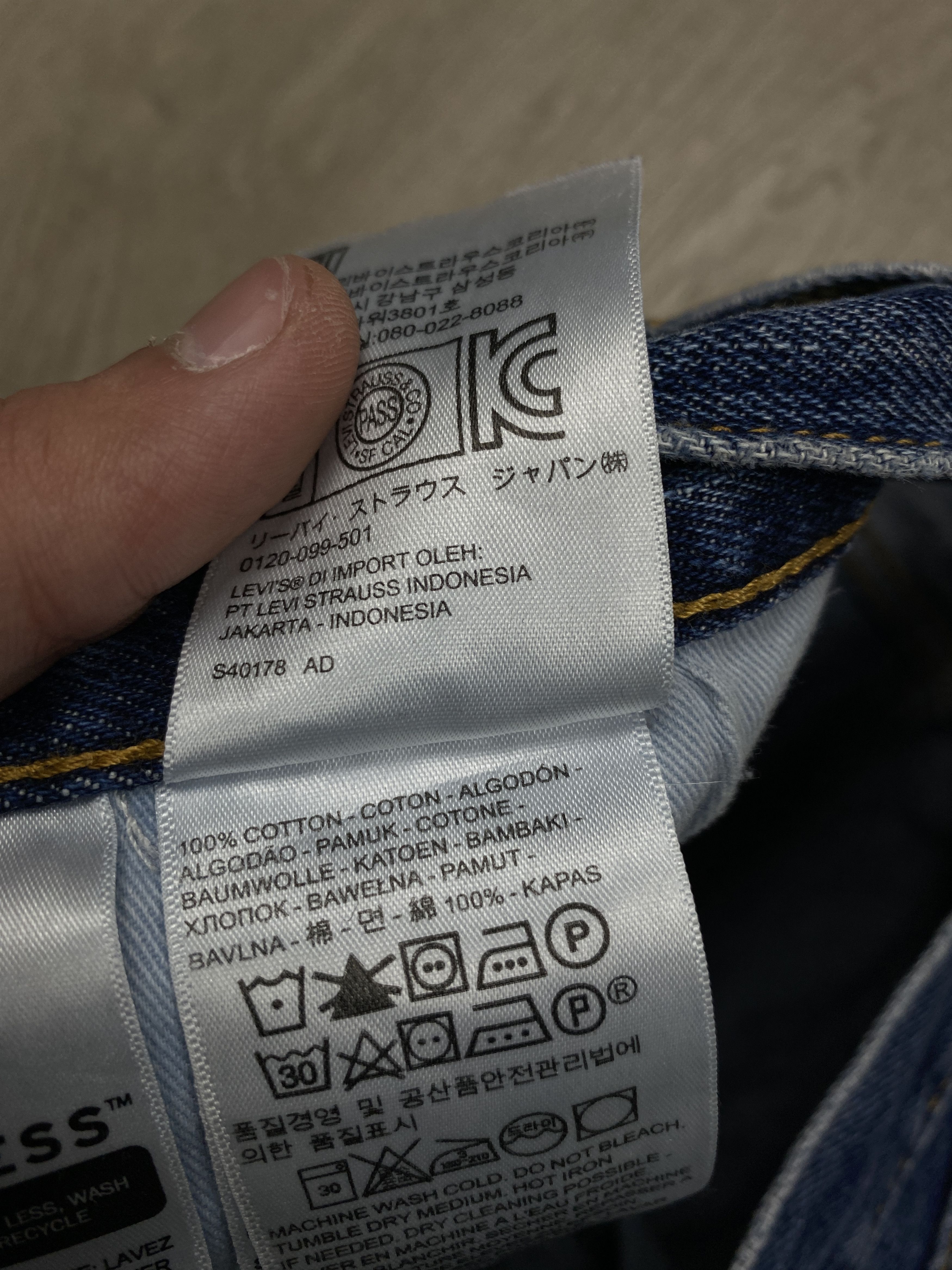 Levi's Levi's Lot 501 Vintage Premium Denim Pants Y2K Jeans Size US 32 / EU 48 - 8 Thumbnail