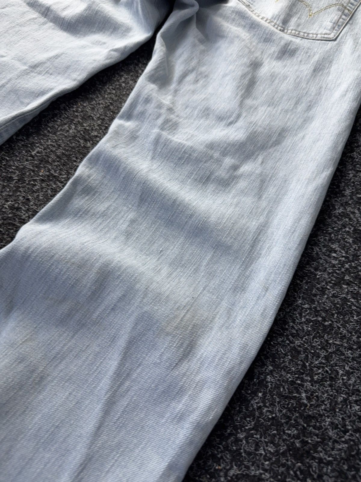 Edwin Vintage 00s Distressed Edwin Light Wash Straight Jeans Size US 33 - 13 Thumbnail