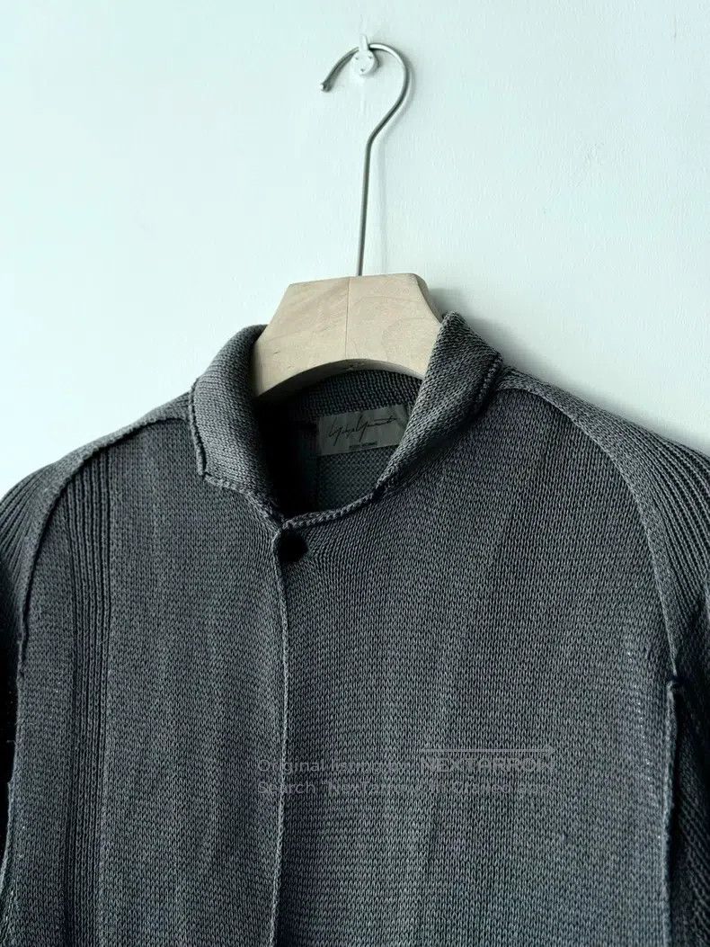 Yohji Yamamoto Yohji Yamamoto Deconstructed patchwork mid-length knit car Size US L / EU 52-54 / 3 - 3 Thumbnail