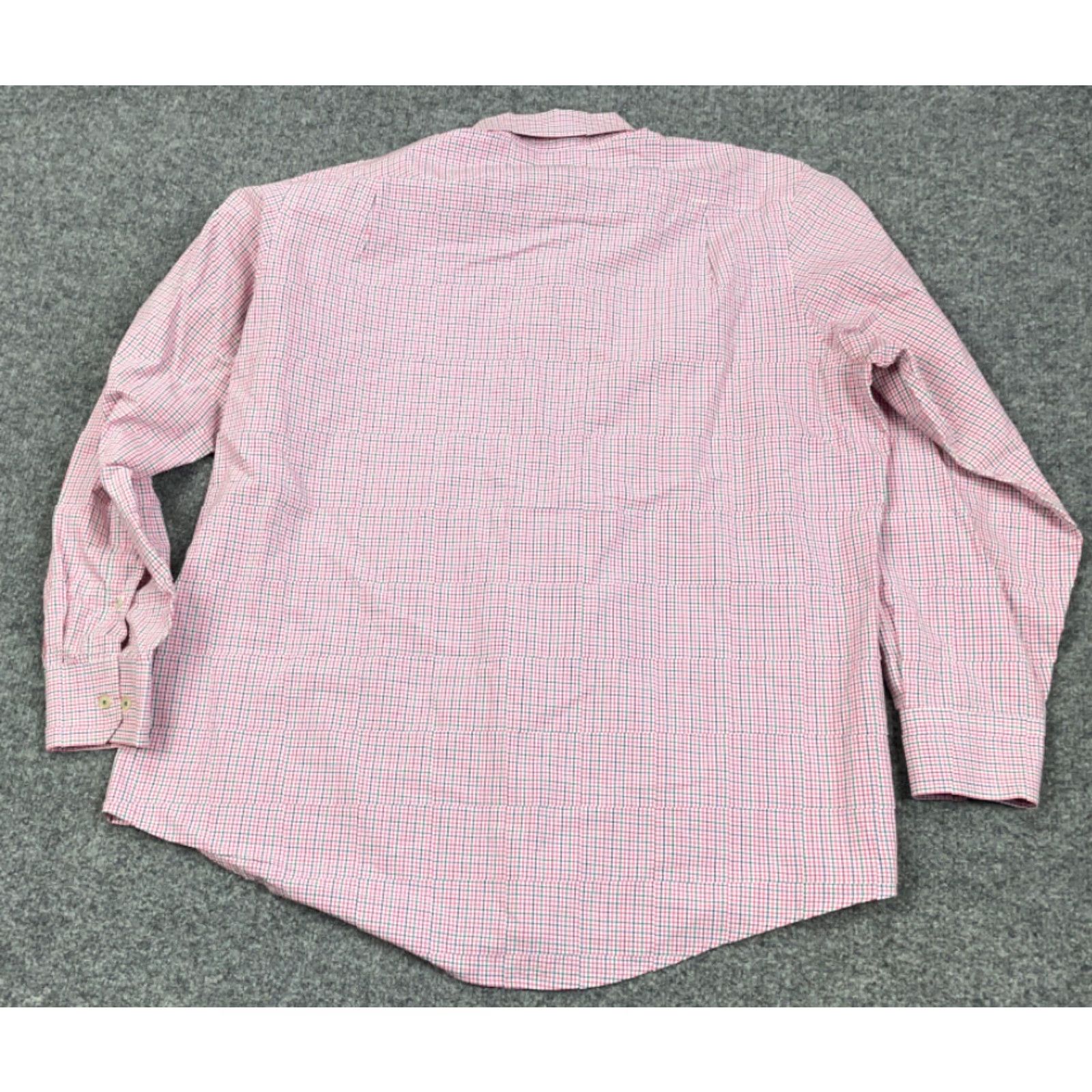 Southern Tide Southern Tide Shirt Button-Up Pink Small Grid Check Pattern Adult Large Preppy Size US L / EU 52-54 / 3 - 2 Thumbnail