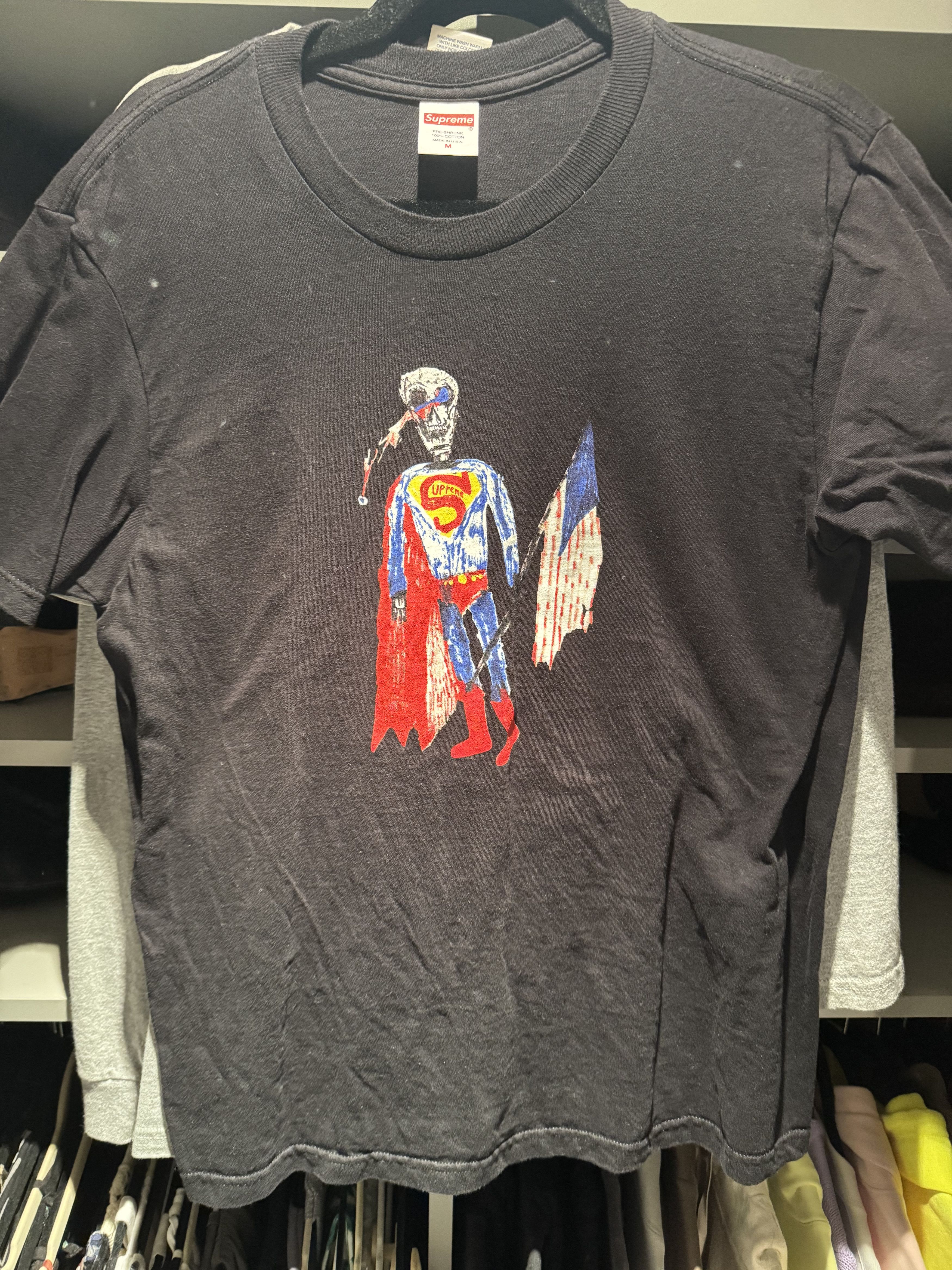 Supreme Supreme superman skeleton tee shirt Size US M / EU 48-50 / 2 - 1 Thumbnail