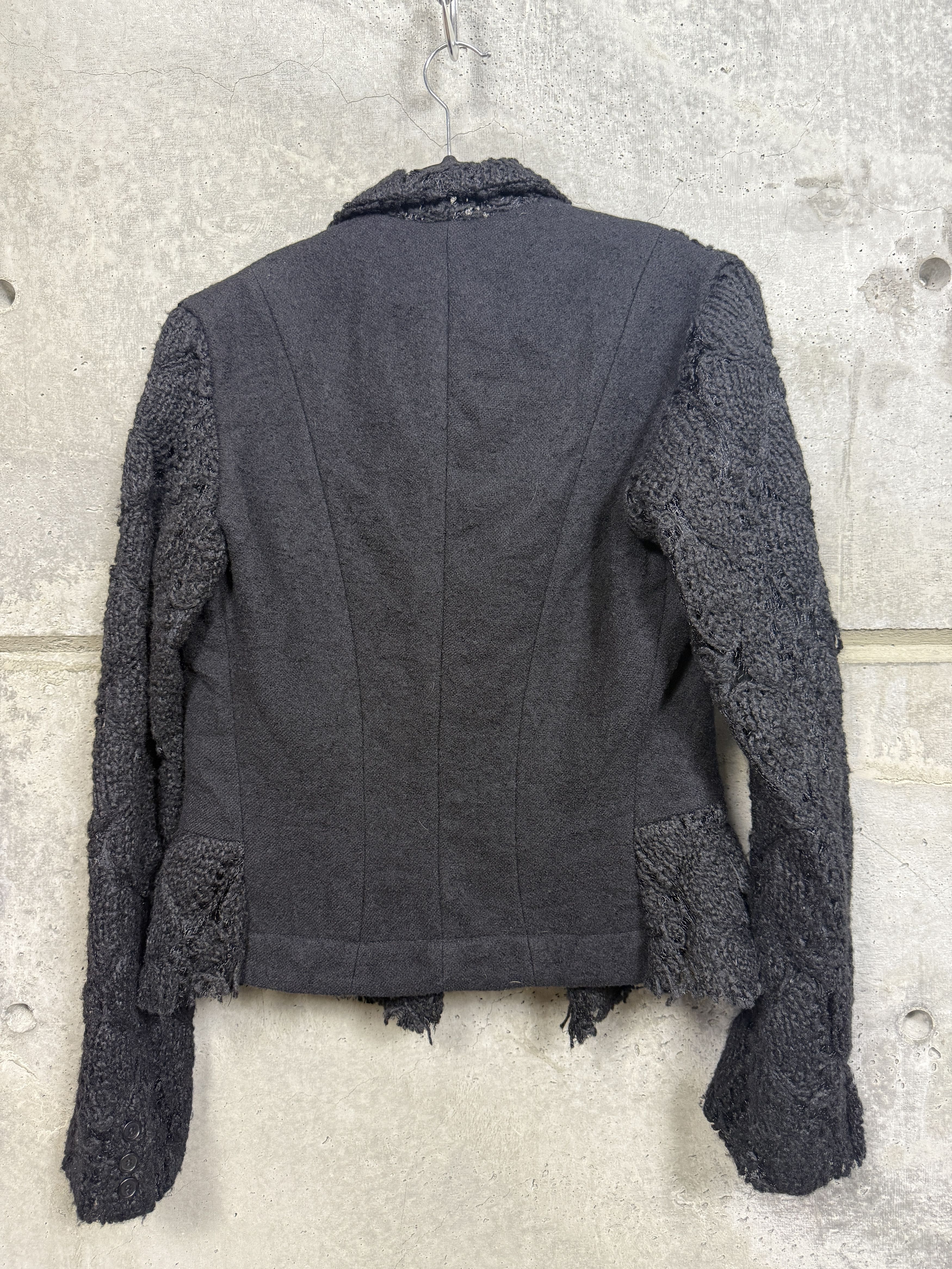 Marc Le Bihan Marc Le Bihan Wool Cropped Blazer Size M / US 6-8 / IT 42-44 - 2 Thumbnail