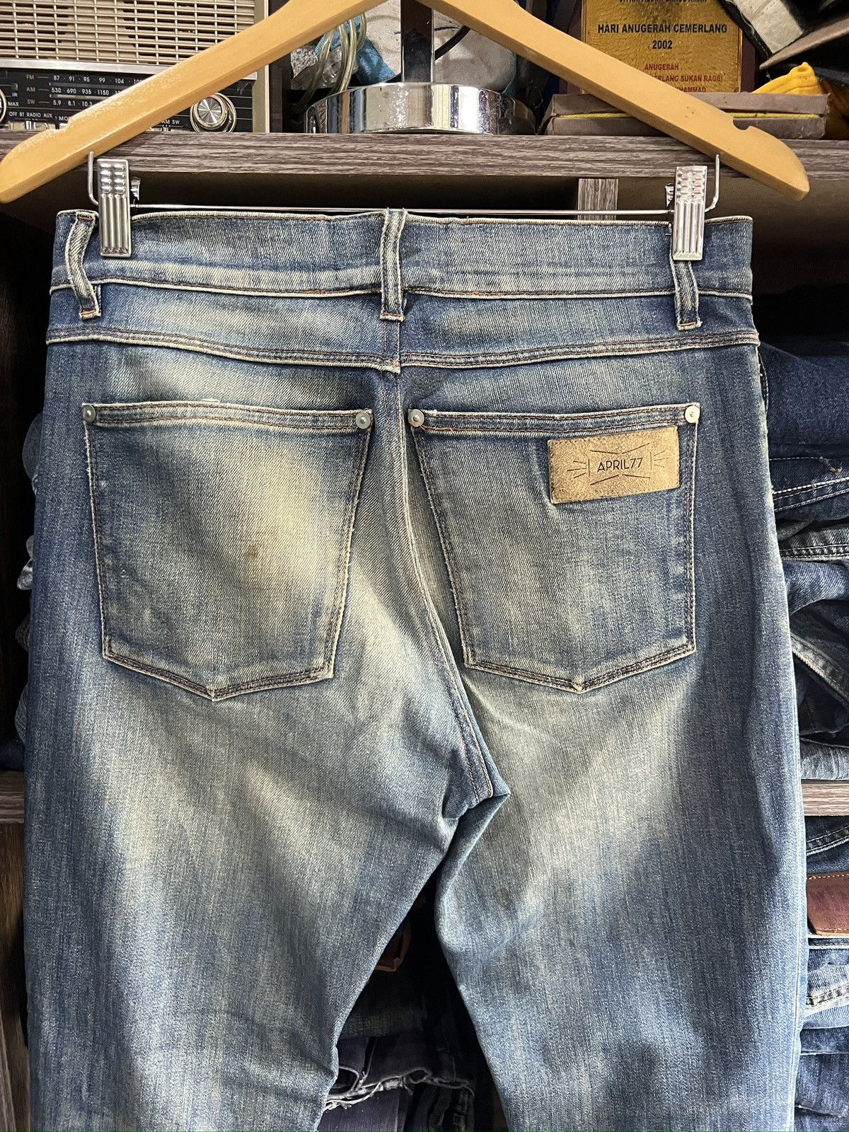 April 77 🔥April 77 Distressed Denim Size US 31 - 12 Thumbnail