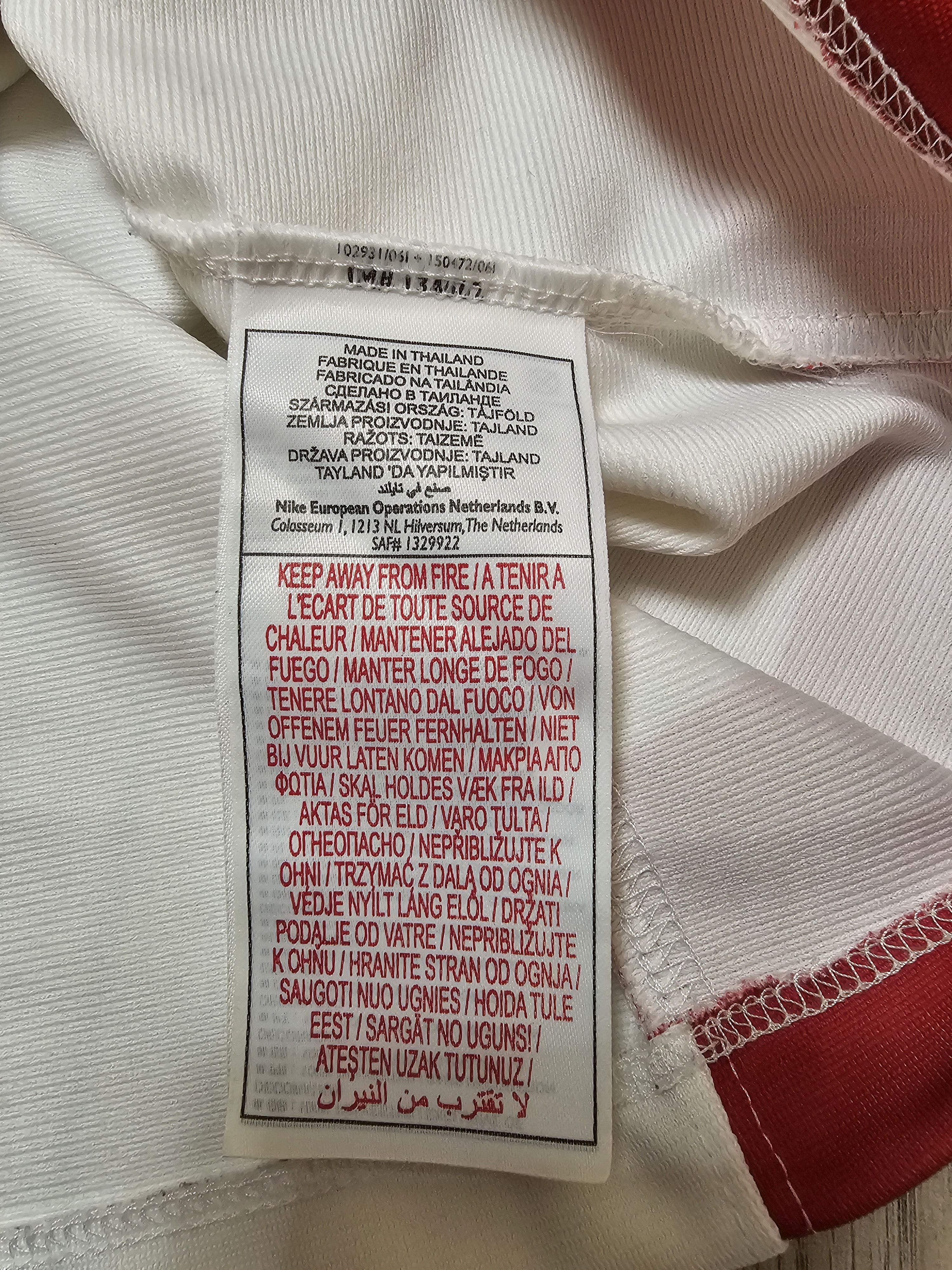Nike ENGLAND 2008 RUGBY UNION JERSEY HOME SHIRT RUGBY JERSEY Size US S / EU 44-46 / 1 - 8 Thumbnail