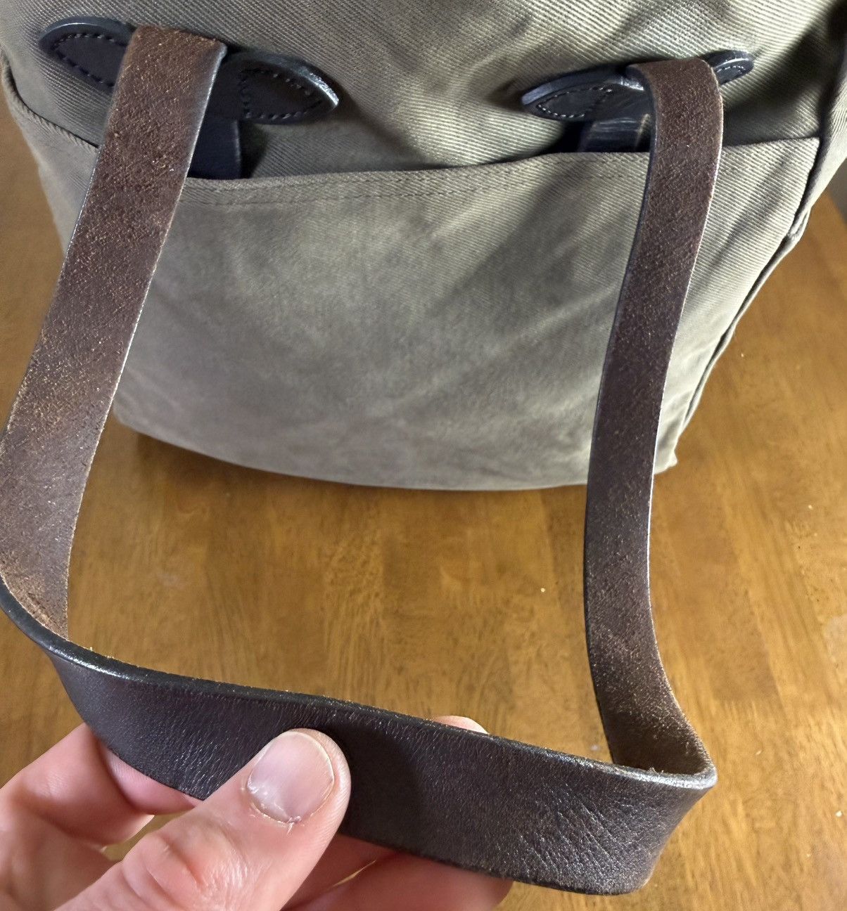Filson Filson 260 Tote Olive Vintage Brown Tag USA Size ONE SIZE - 9 Thumbnail