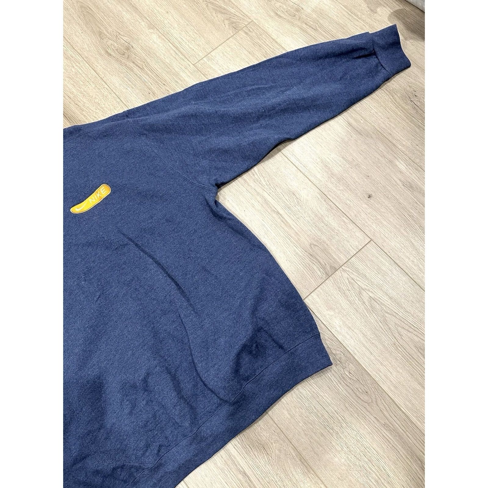 Nike VINTAGE Nike Crewneck Sweatshirt 2XL Navy Blue Long Sleeve Men’s 90s Made in USA Size US XXL / EU 58 / 5 - 2 Thumbnail