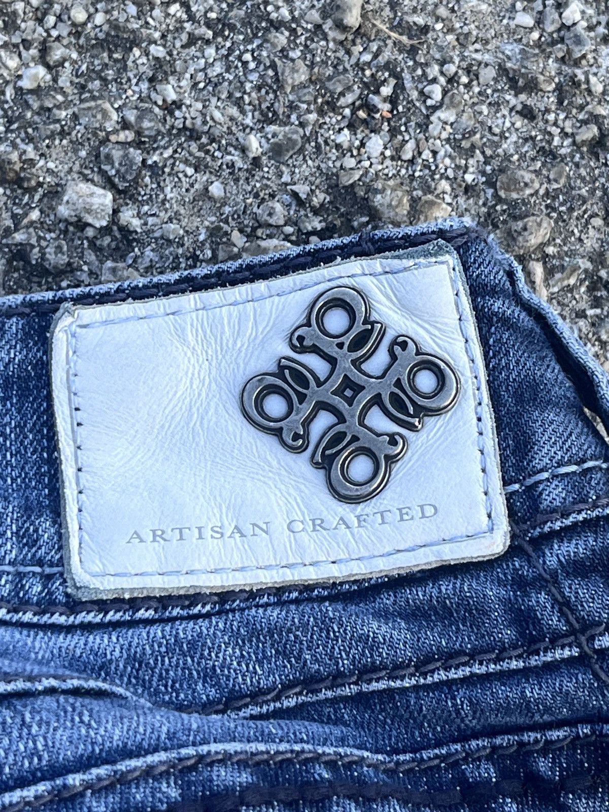 Japanese Brand × Vintage Artisan Denim Blue Flare Jean Size US 30 / EU 46 - 6 Thumbnail