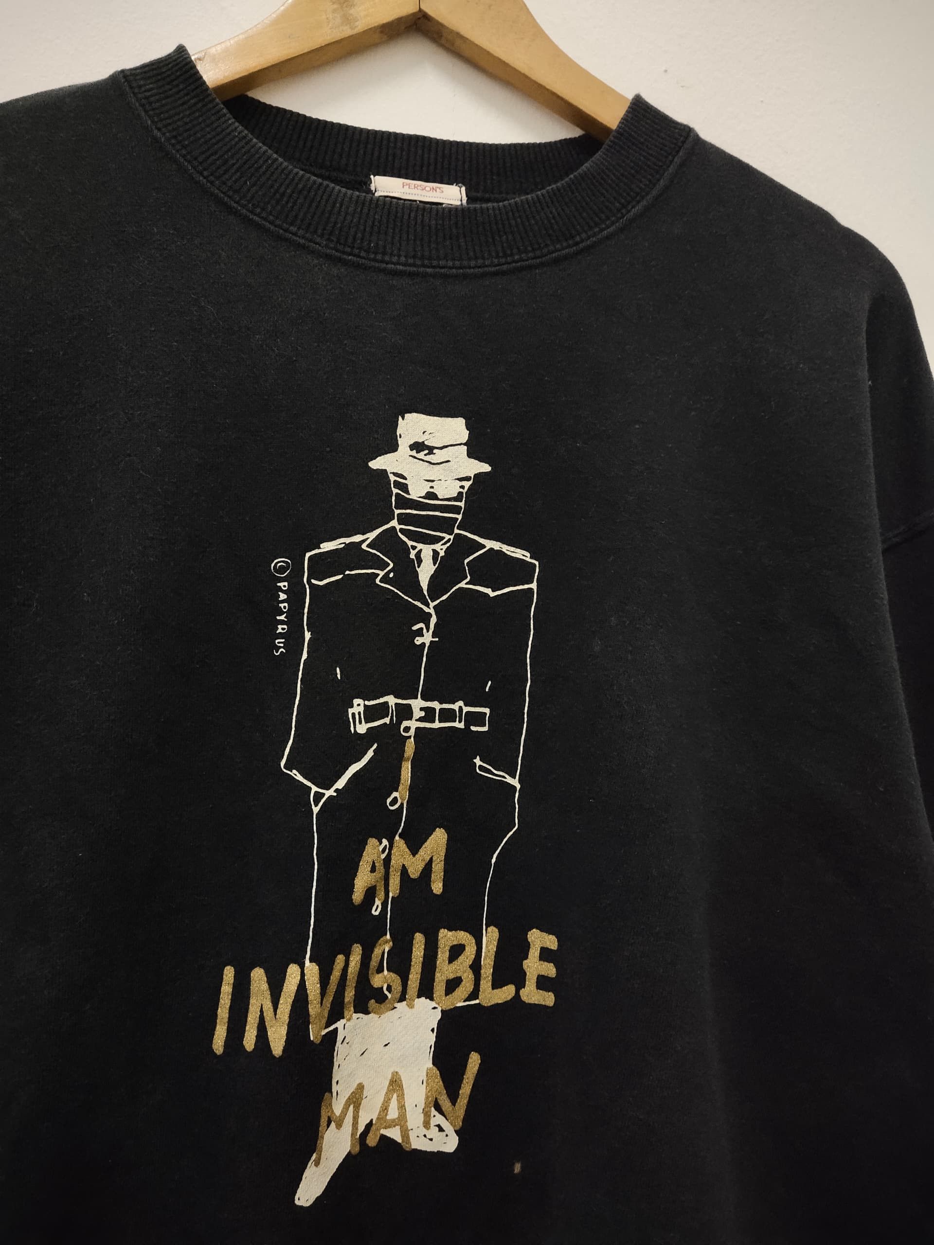 Vintage VTG 90s The Invisible Man Movie cartoon series crewneck Size US L / EU 52-54 / 3 - 7 Thumbnail