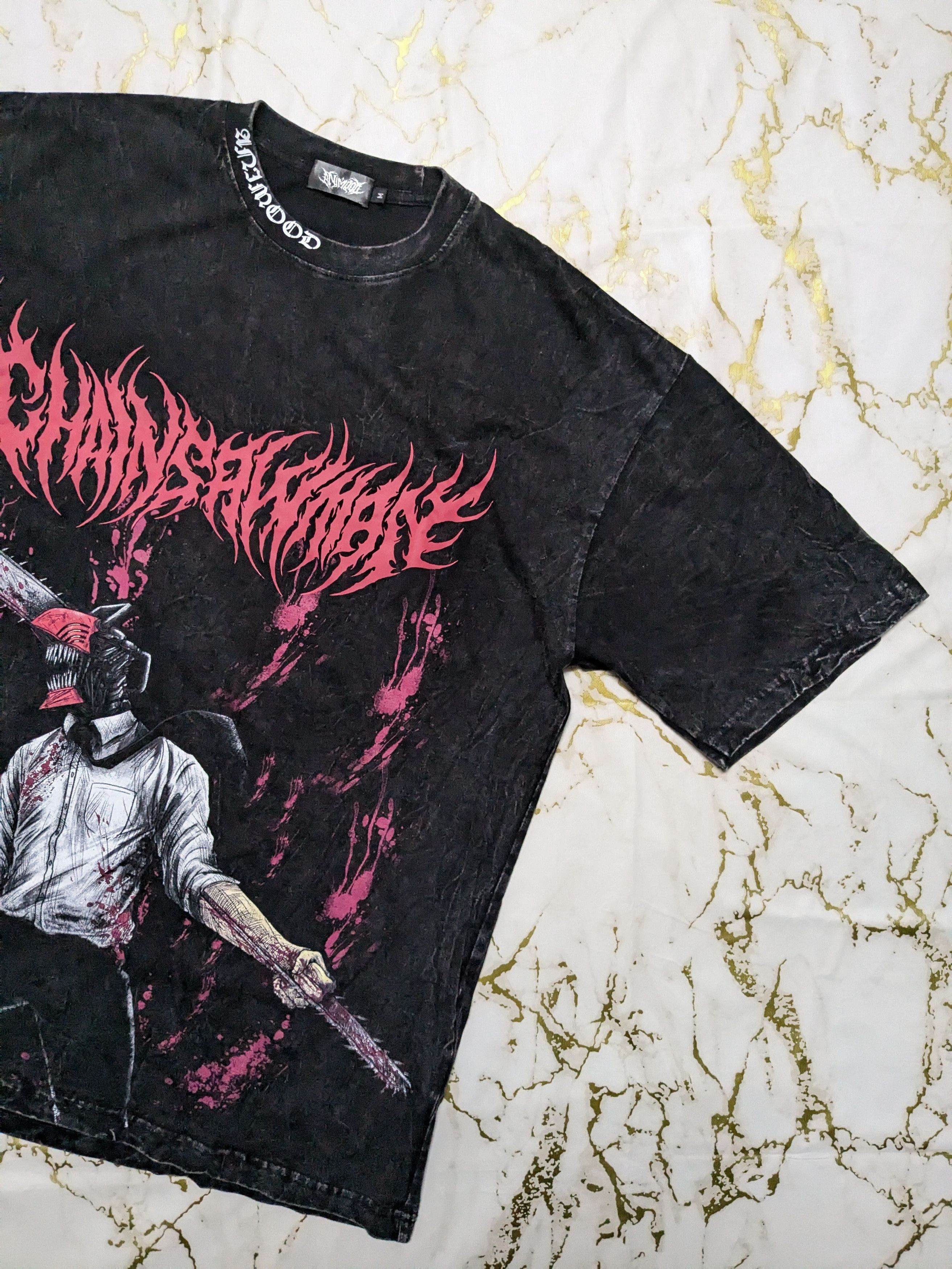 Anime × Japanese Brand Chainsawman anime bootleg shirt Size US XL / EU 56 / 4 - 1 Thumbnail